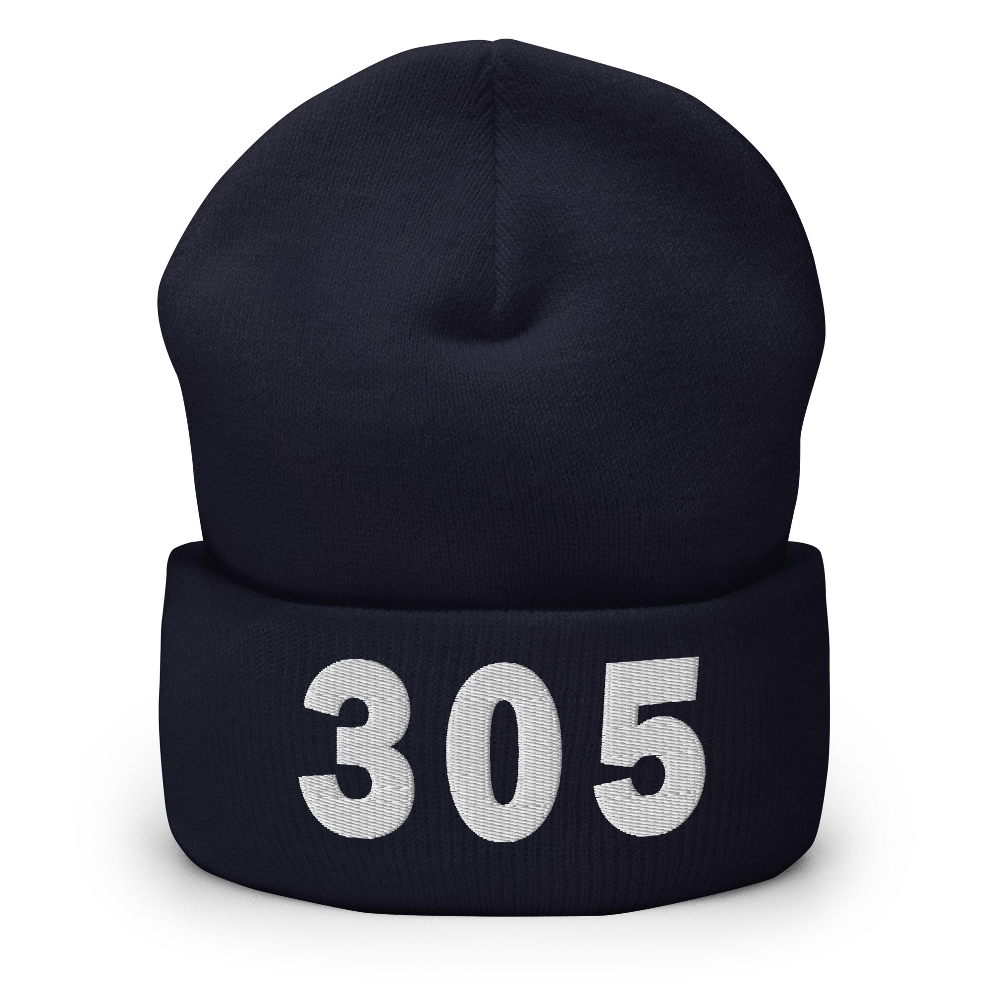 305 Area Code Cuffed Beanie