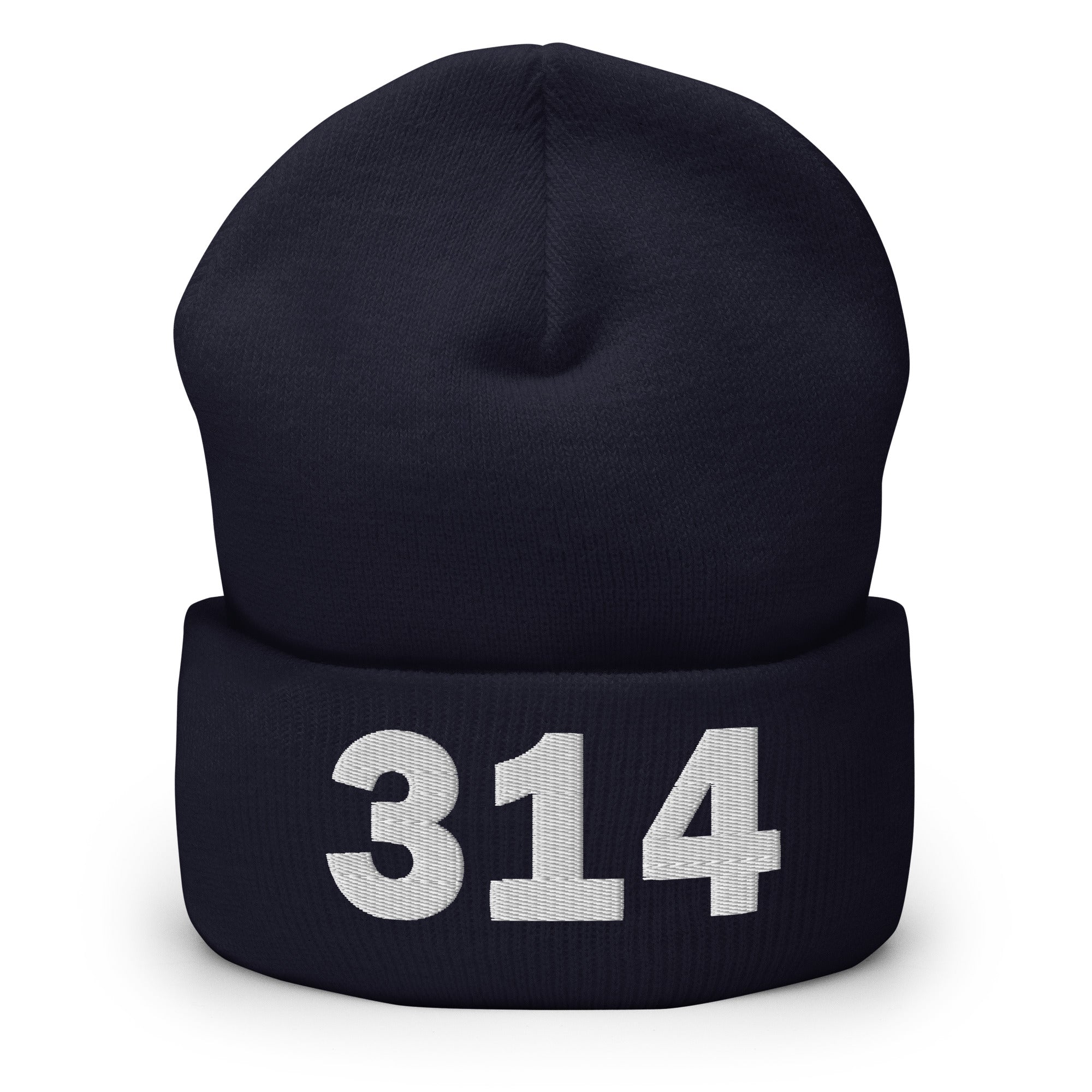 314 Area Code Cuffed Beanie