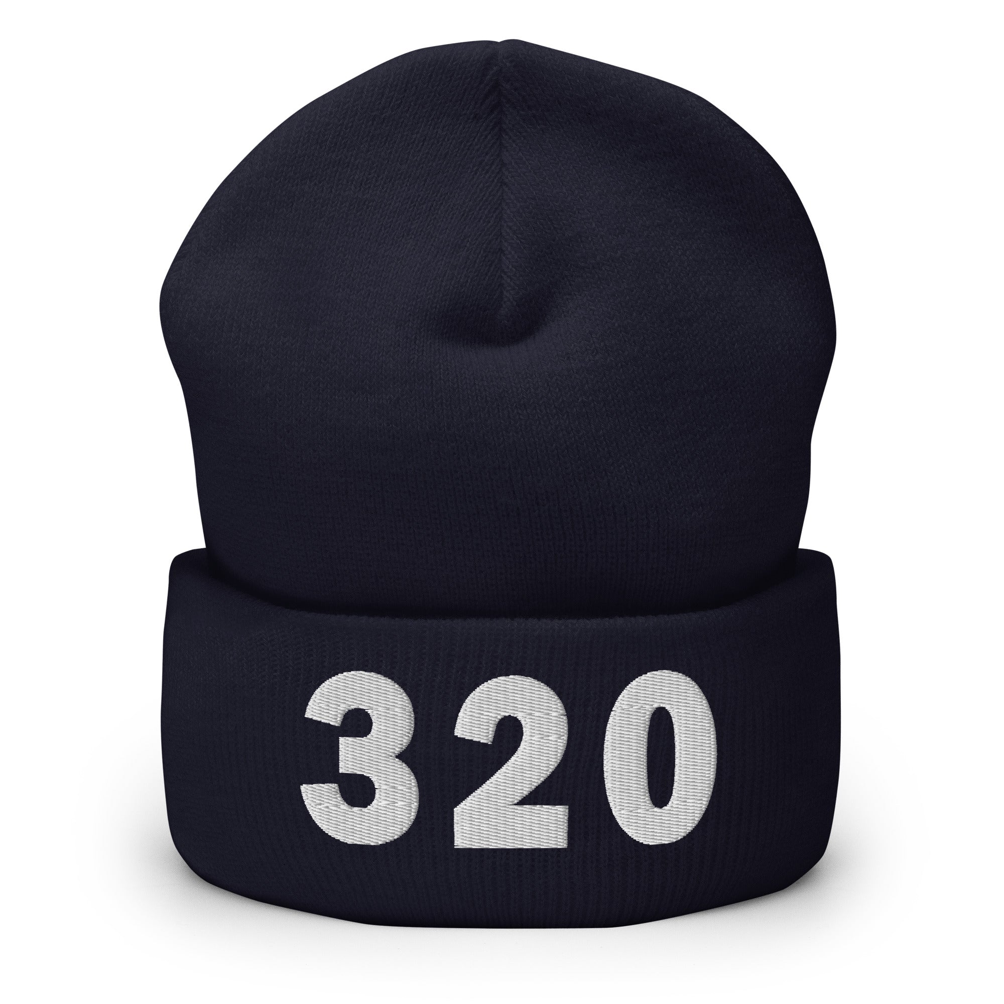 320 Area Code Cuffed Beanie