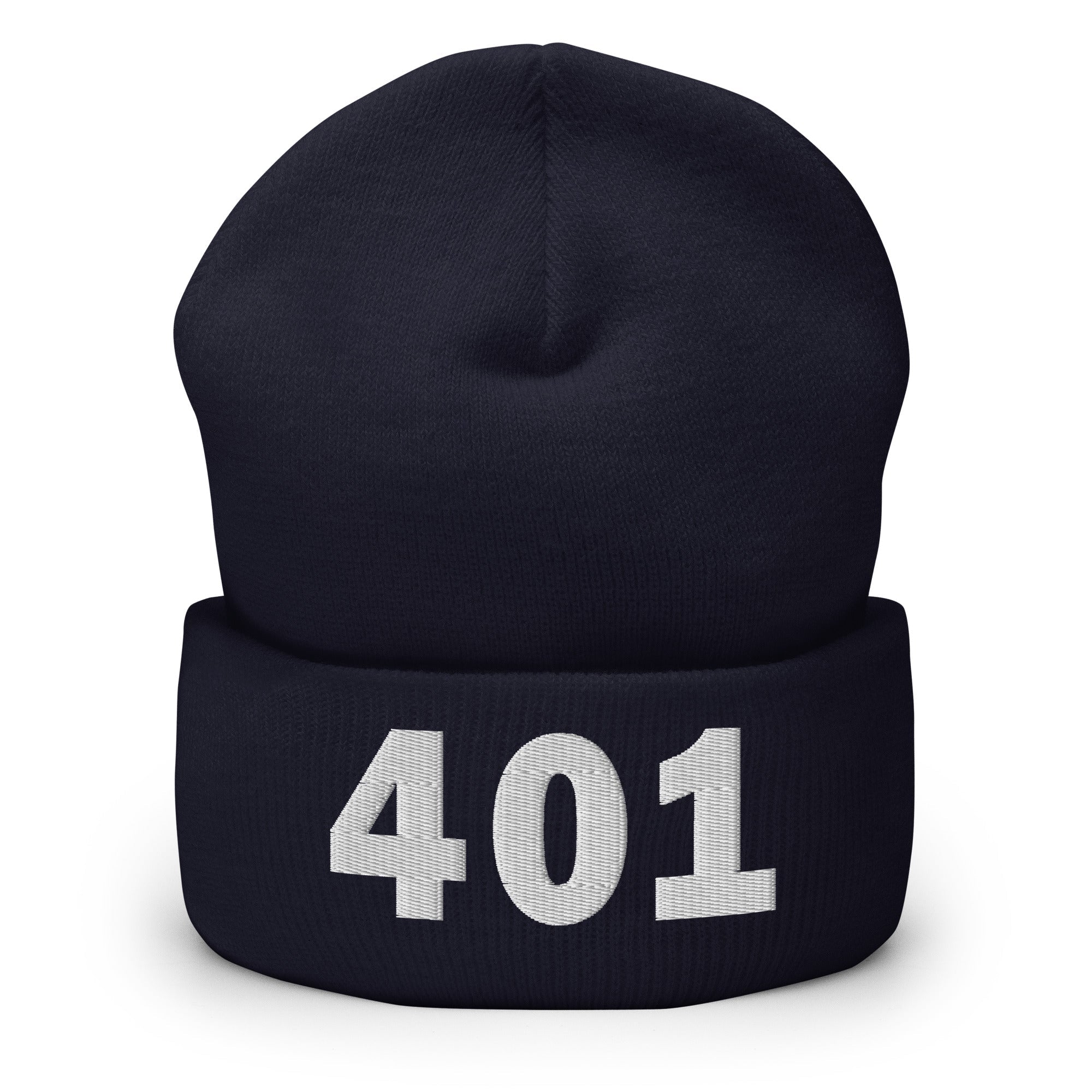 401 Area Code Cuffed Beanie