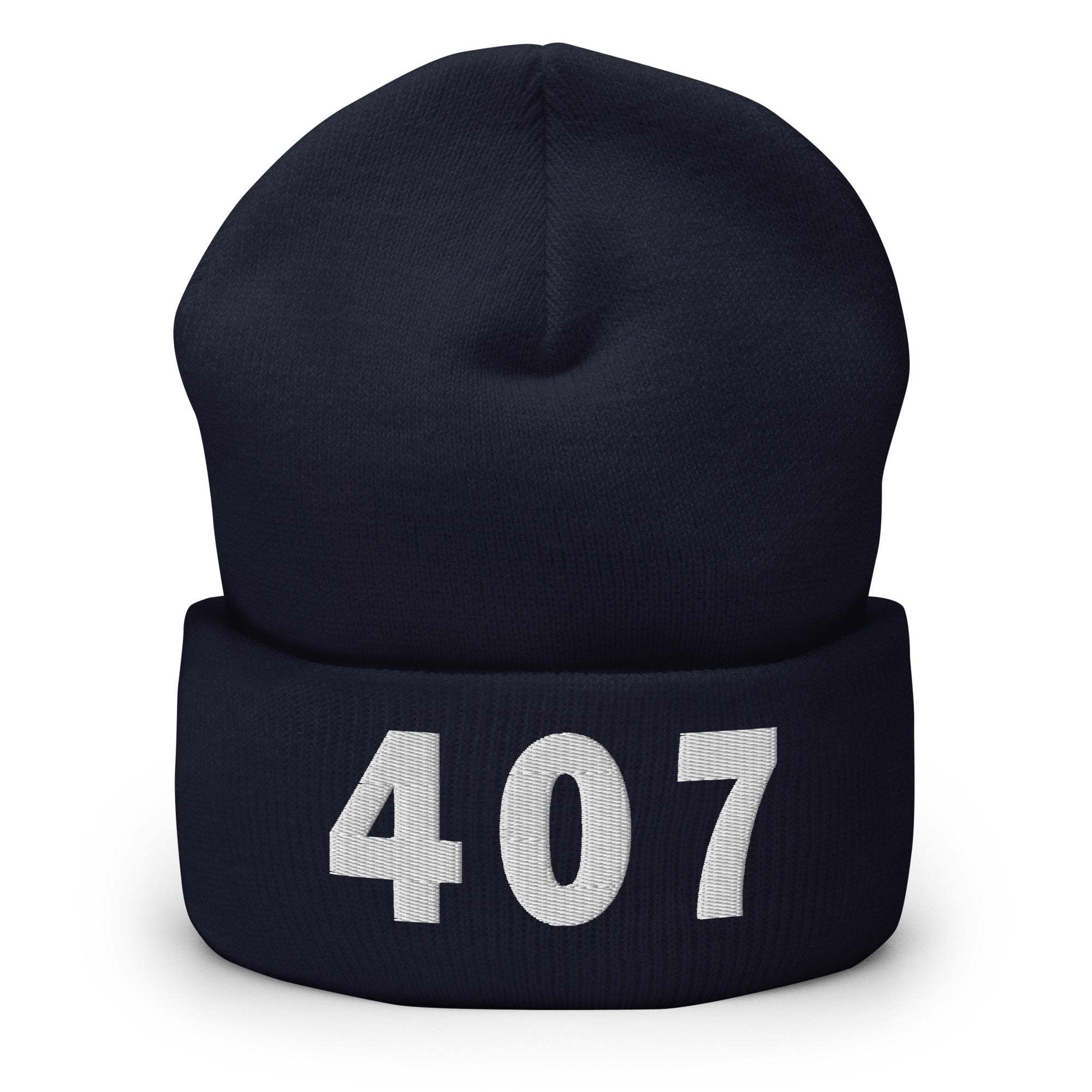 407 Area Code Cuffed Beanie