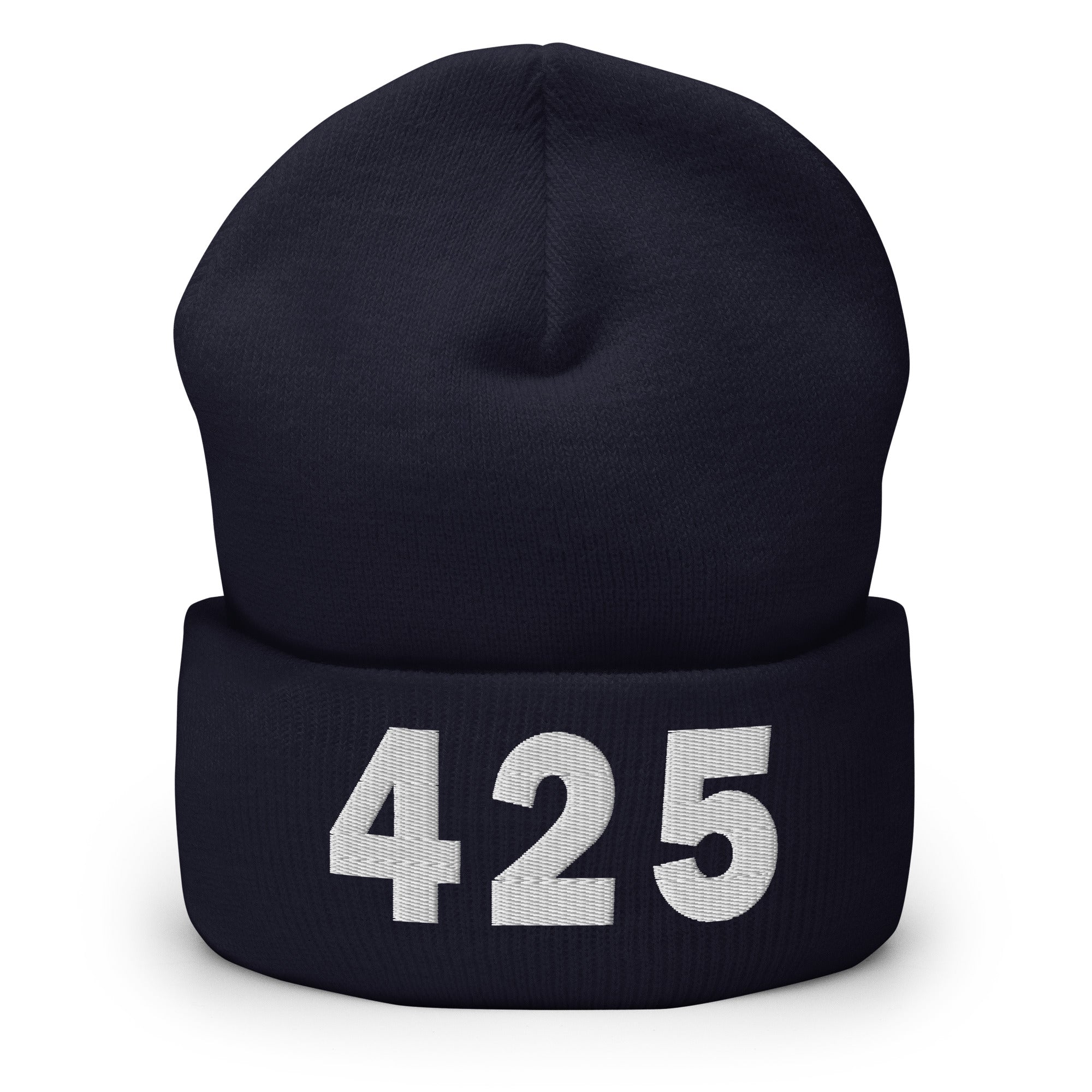 425 Area Code Cuffed Beanie