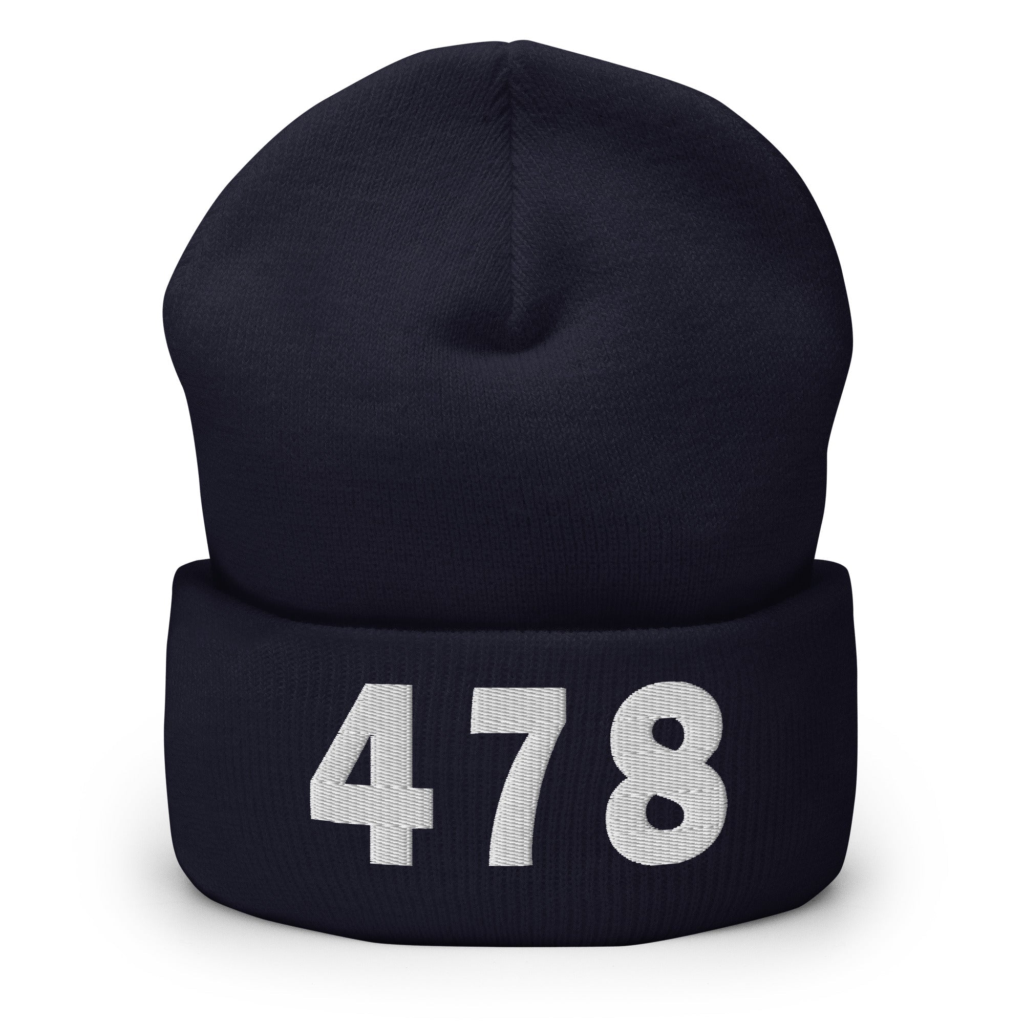 478 Area Code Cuffed Beanie
