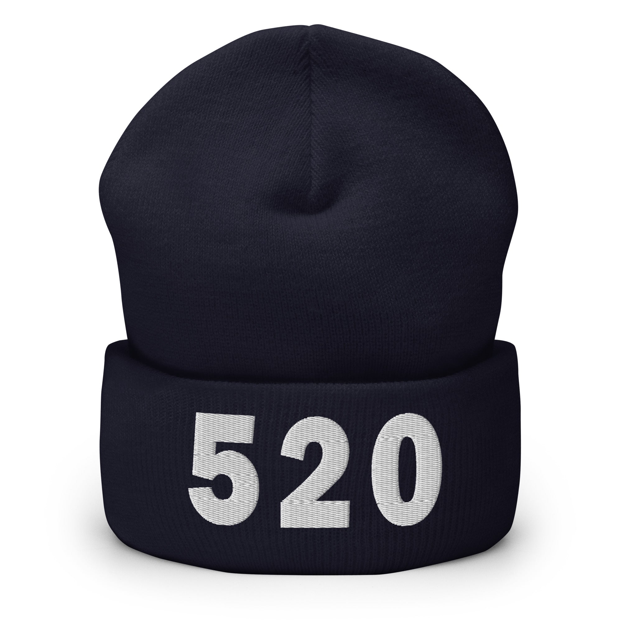 520 Area Code Cuffed Beanie