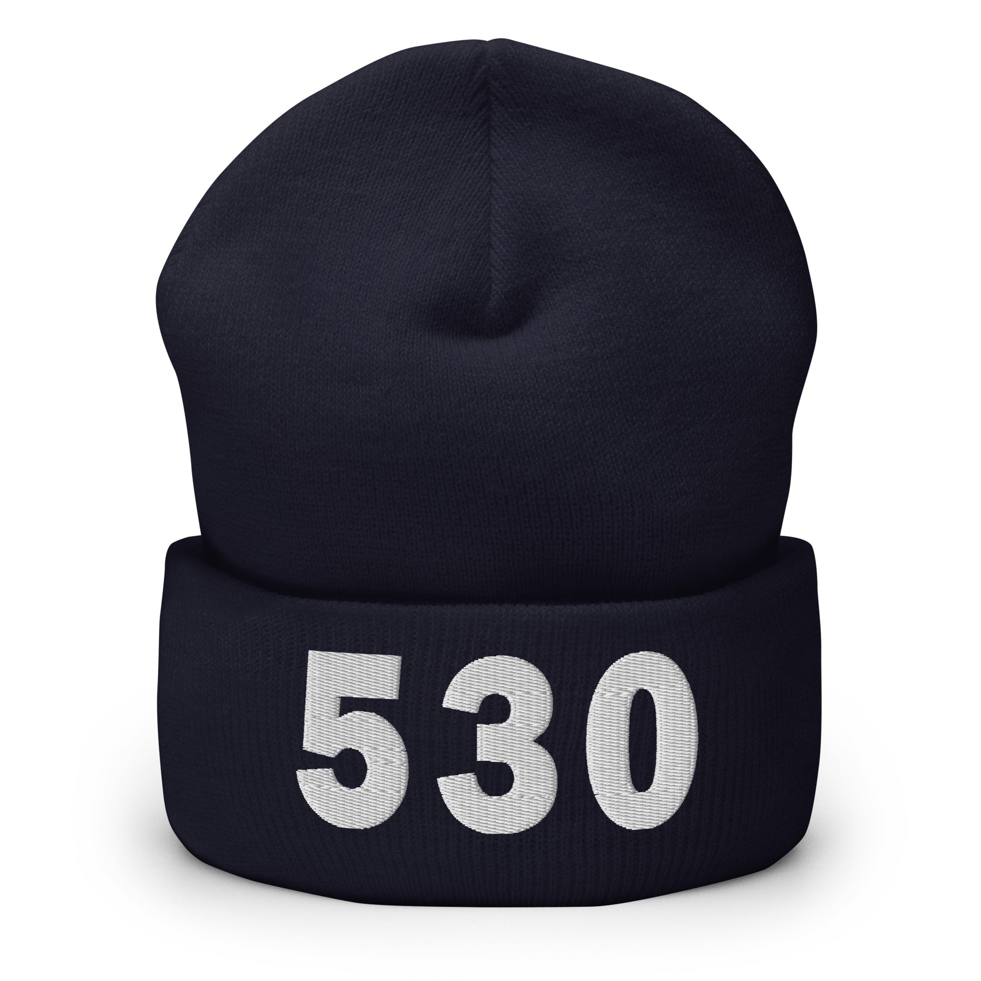 530 Area Code Cuffed Beanie