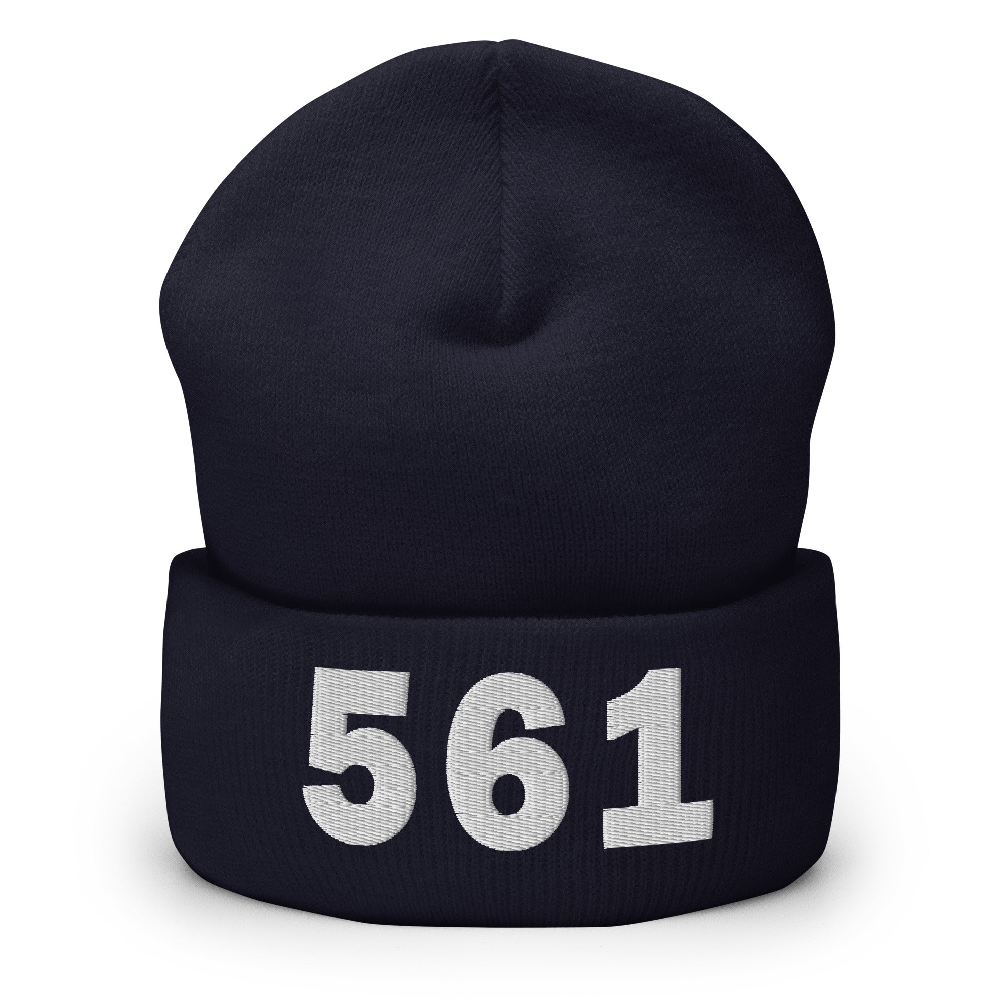 561 Area Code Cuffed Beanie
