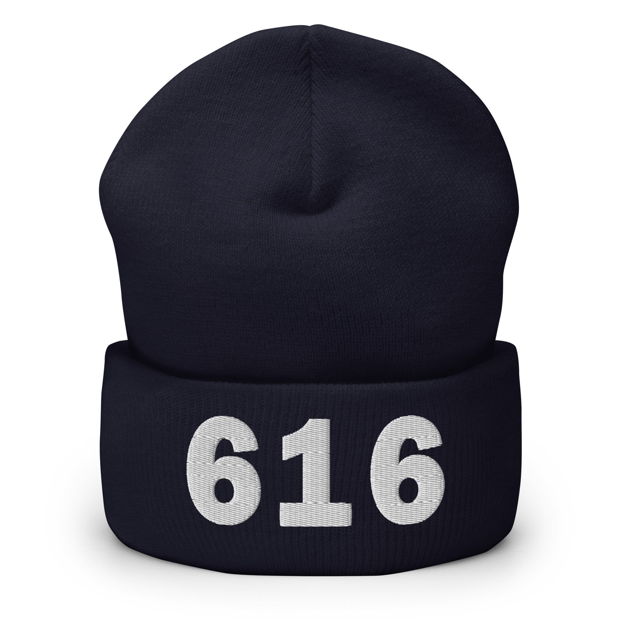 616 Area Code Cuffed Beanie