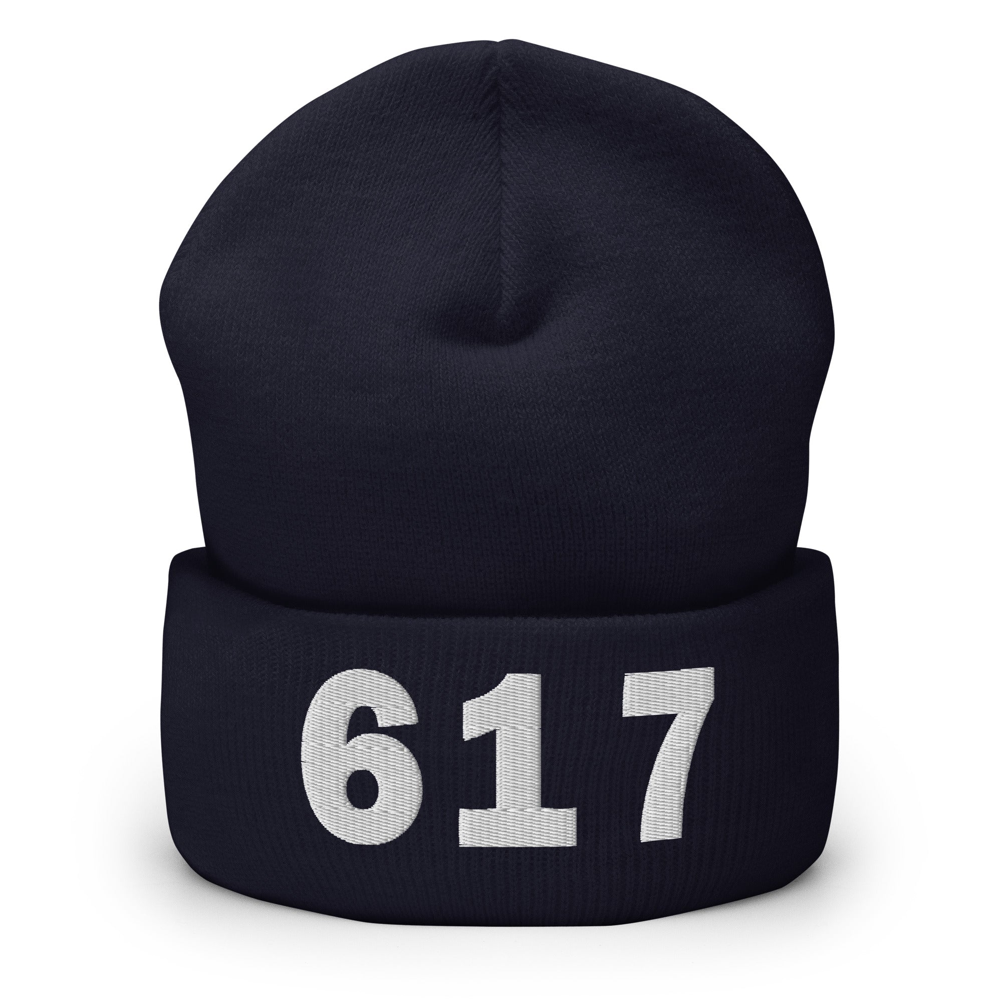 617 Area Code Cuffed Beanie