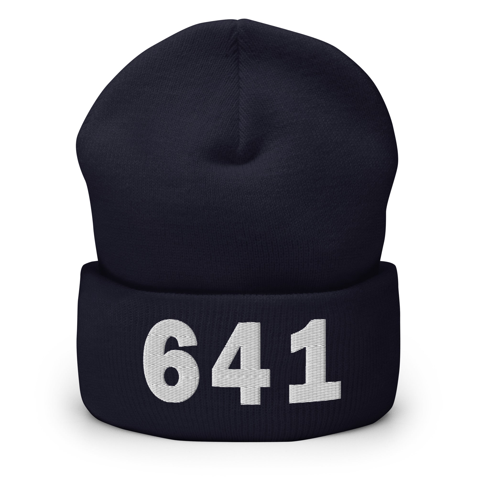 641 Area Code Cuffed Beanie