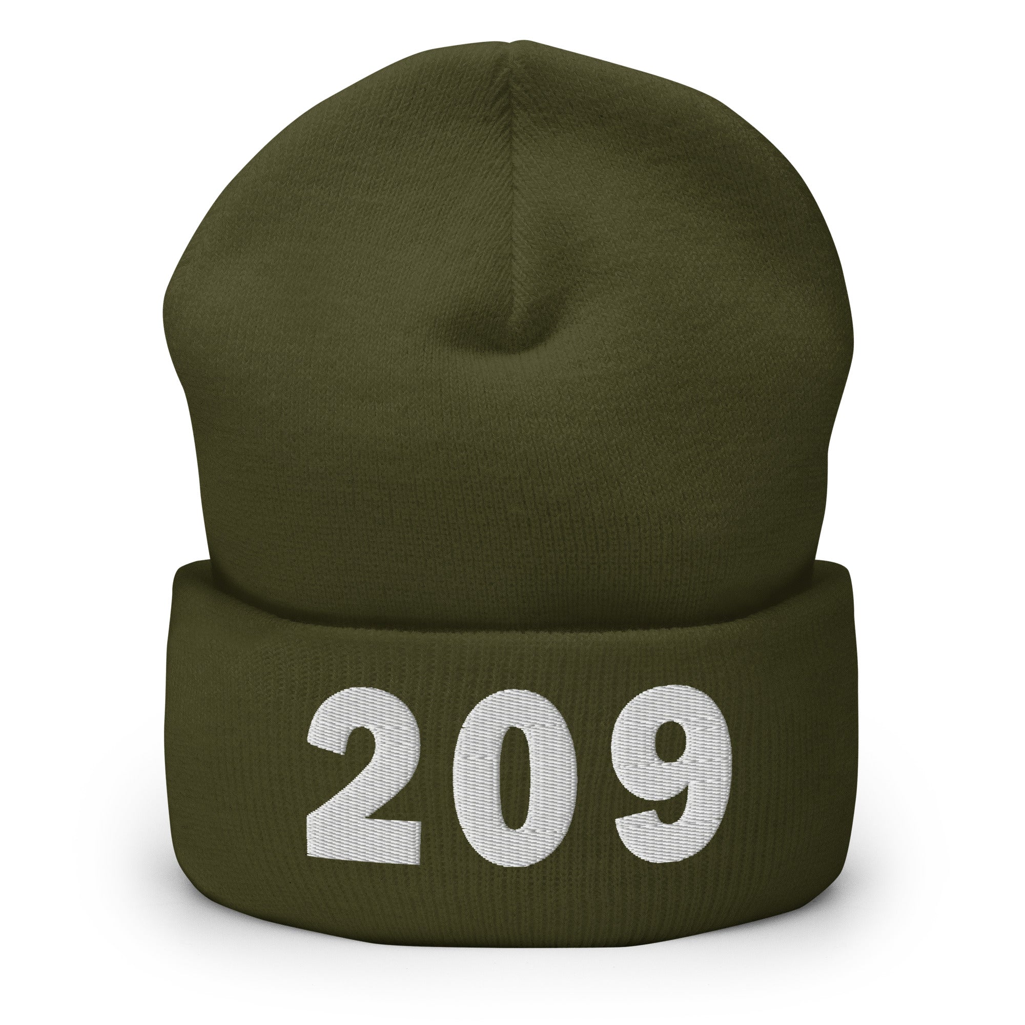 209 Area Code Cuffed Beanie