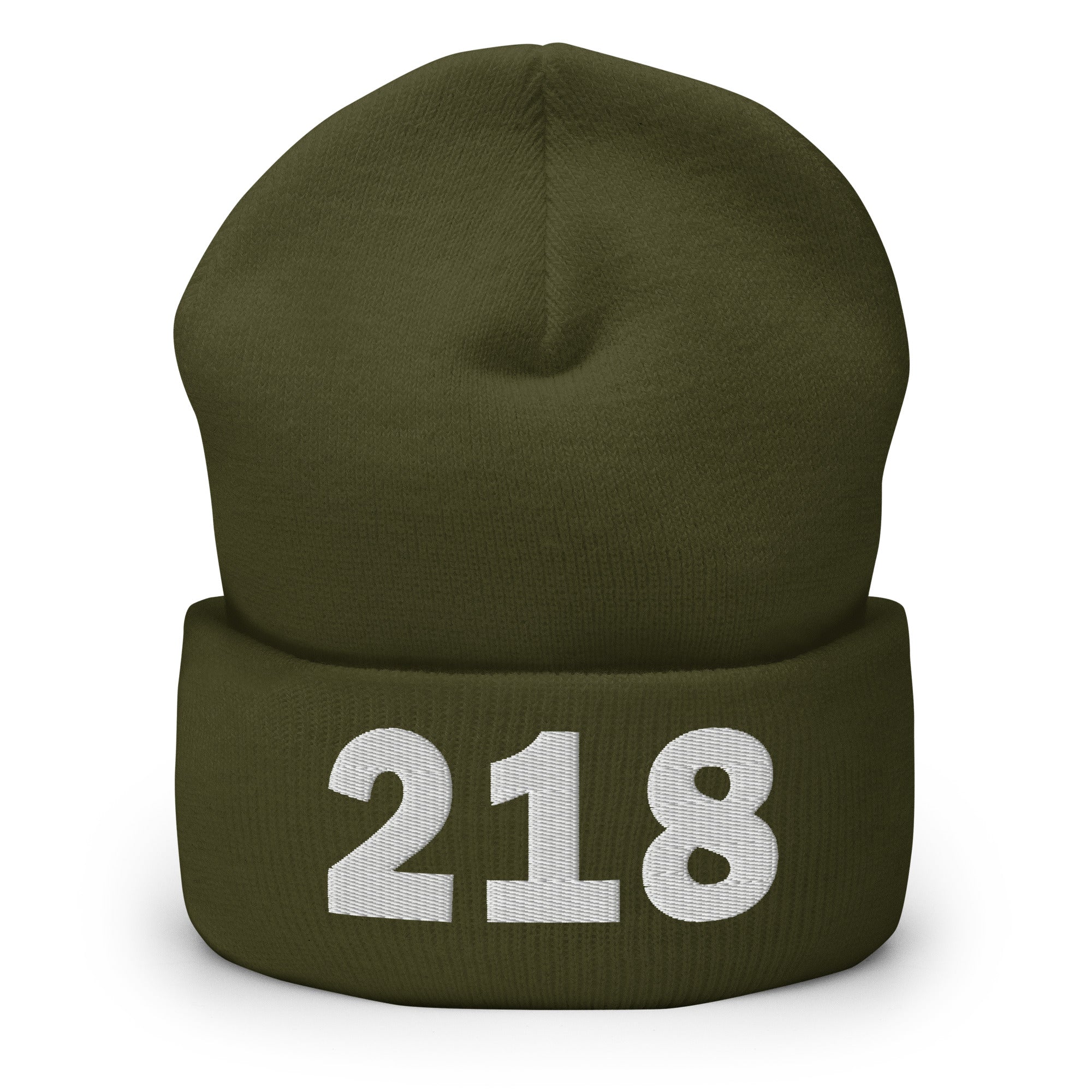 218 Area Code Cuffed Beanie
