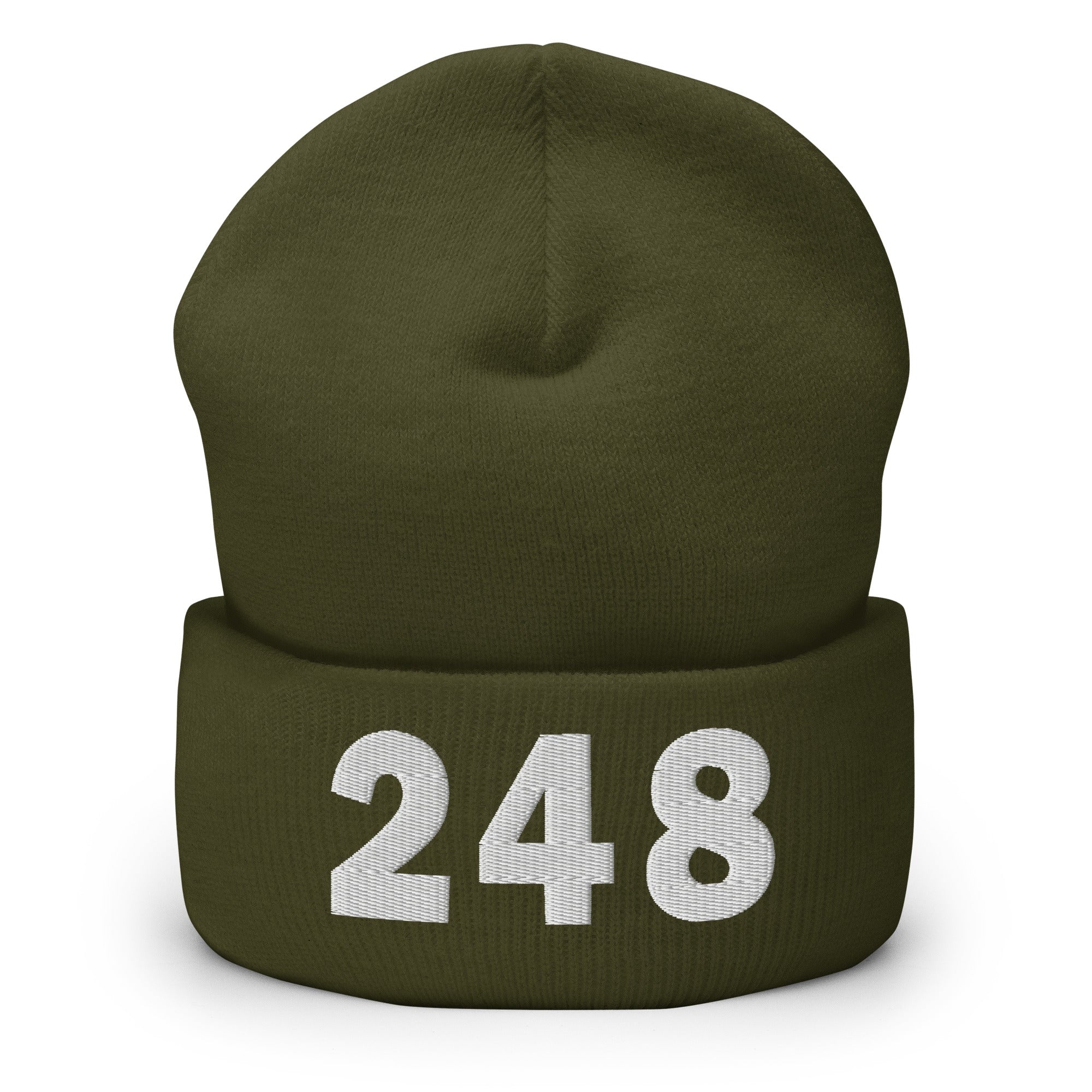 248 Area Code Cuffed Beanie