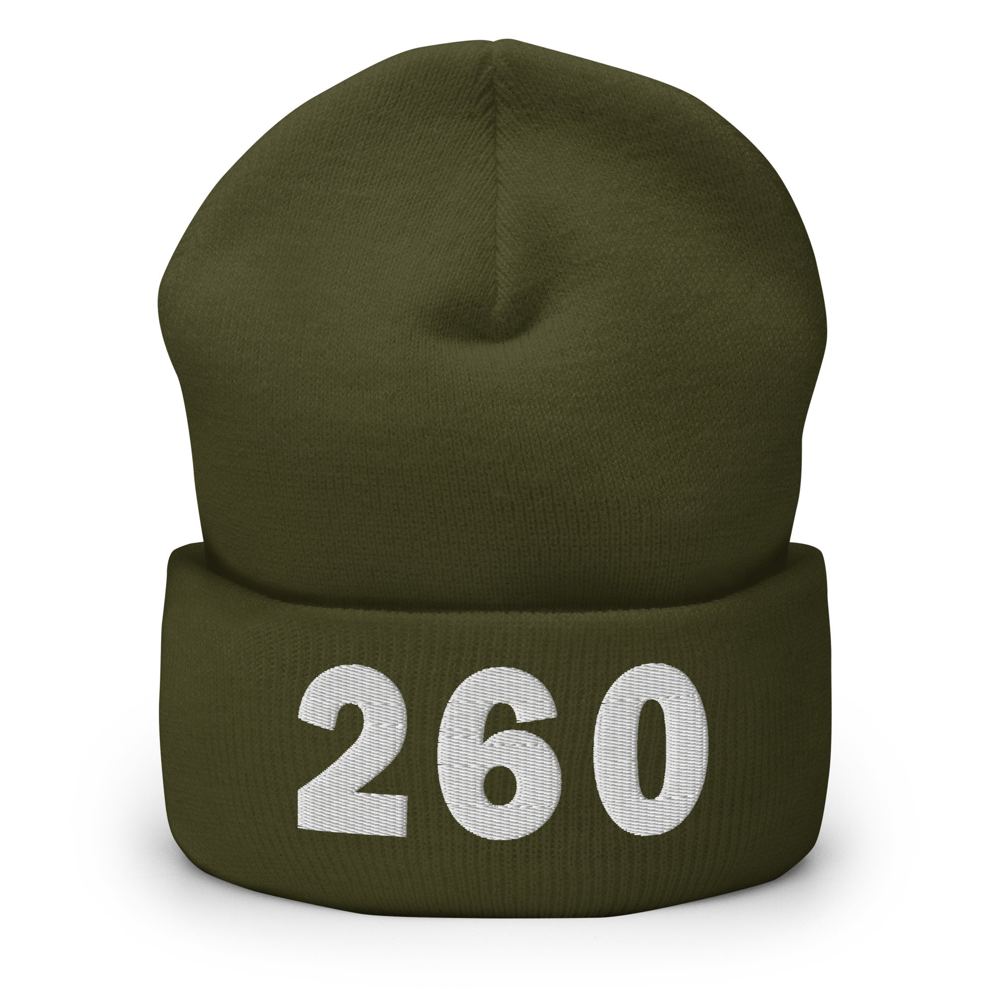 260 Area Code Cuffed Beanie