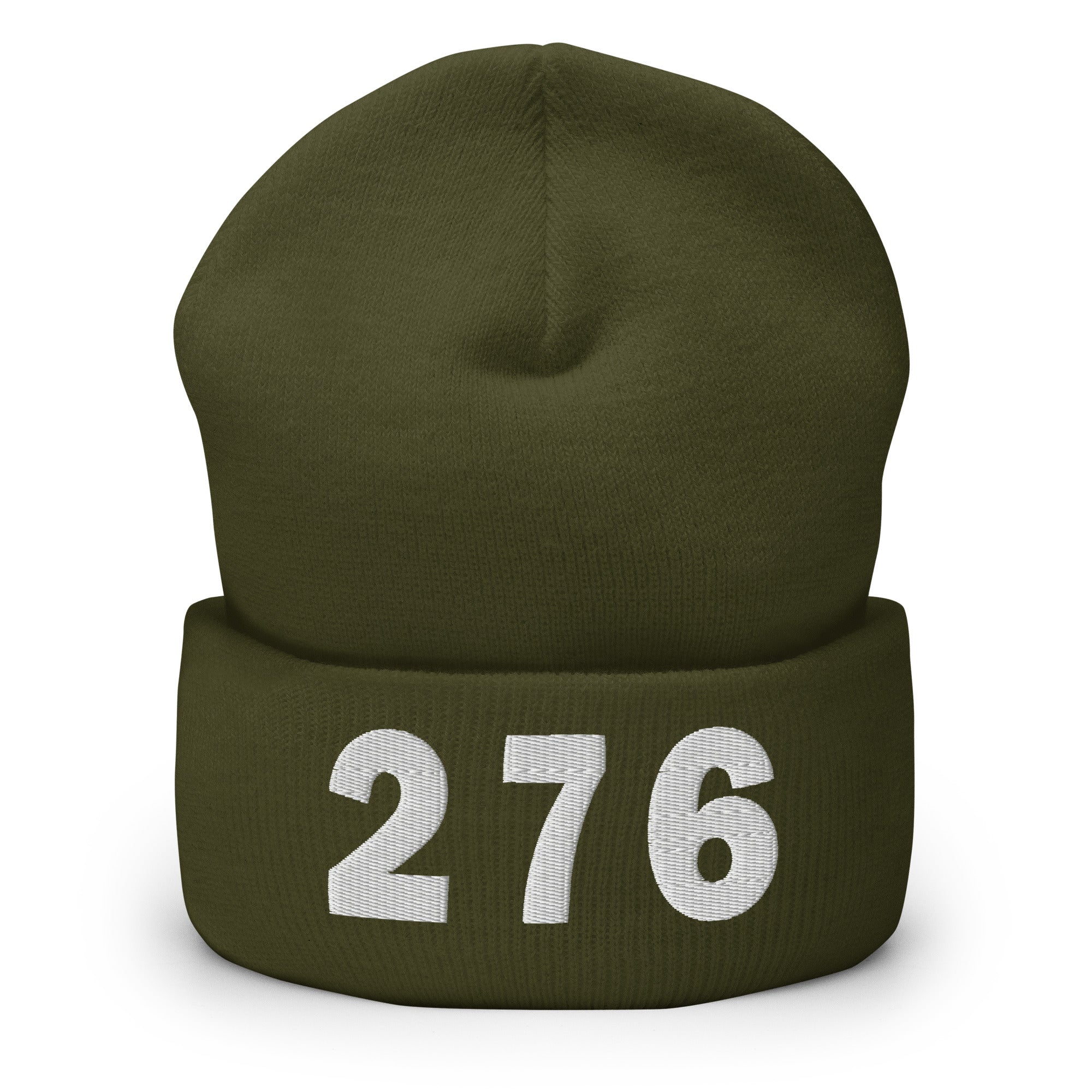 276 Area Code Cuffed Beanie