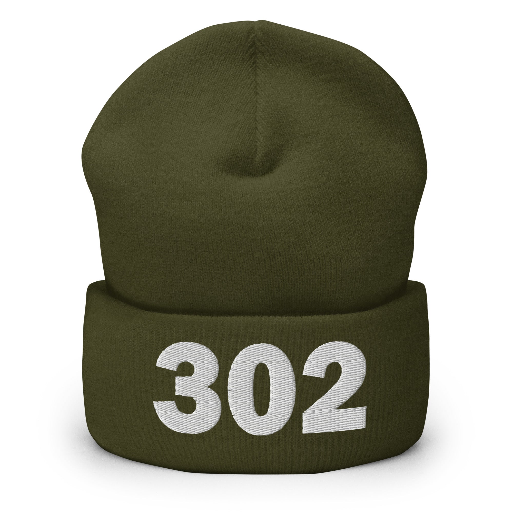 302 Area Code Cuffed Beanie