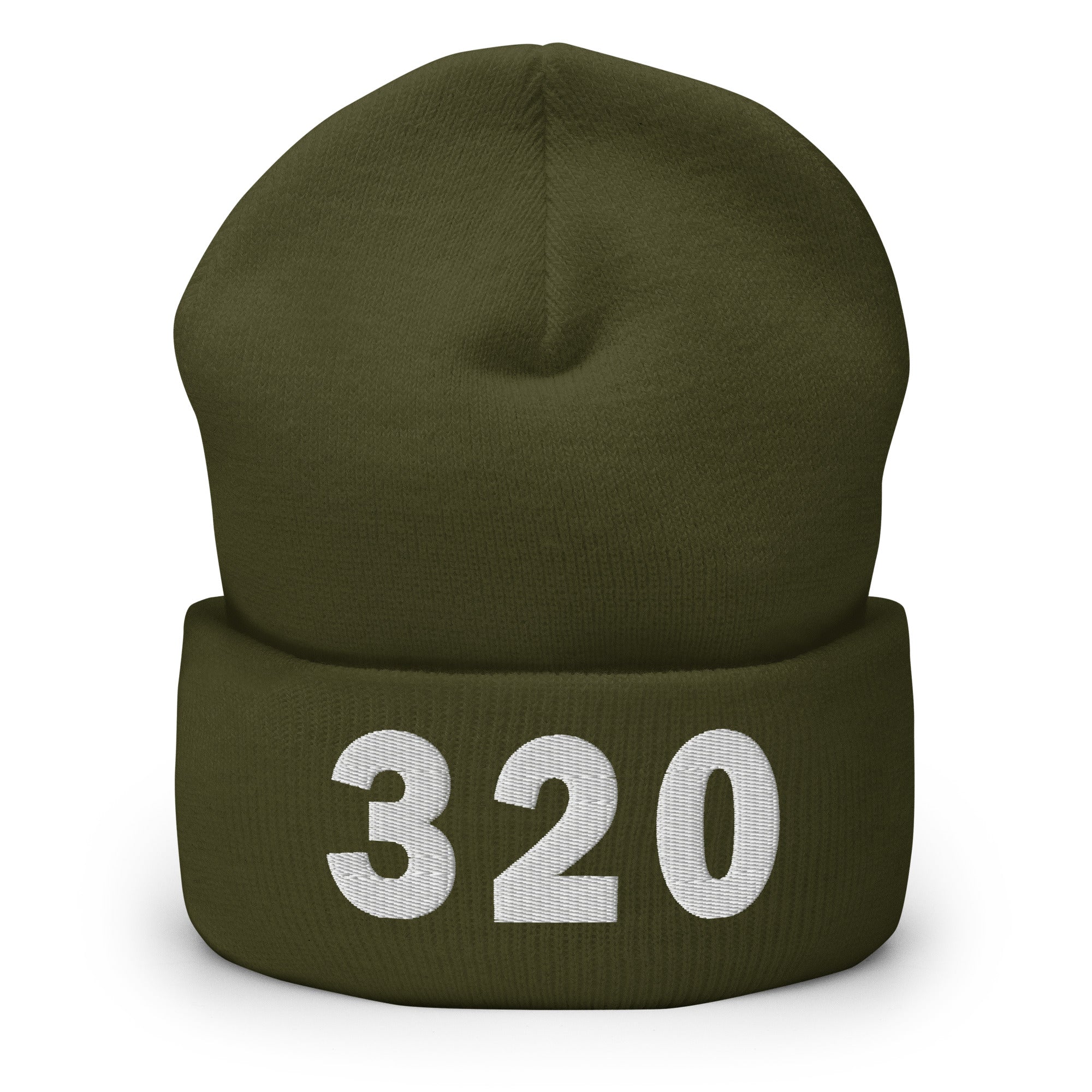 320 Area Code Cuffed Beanie