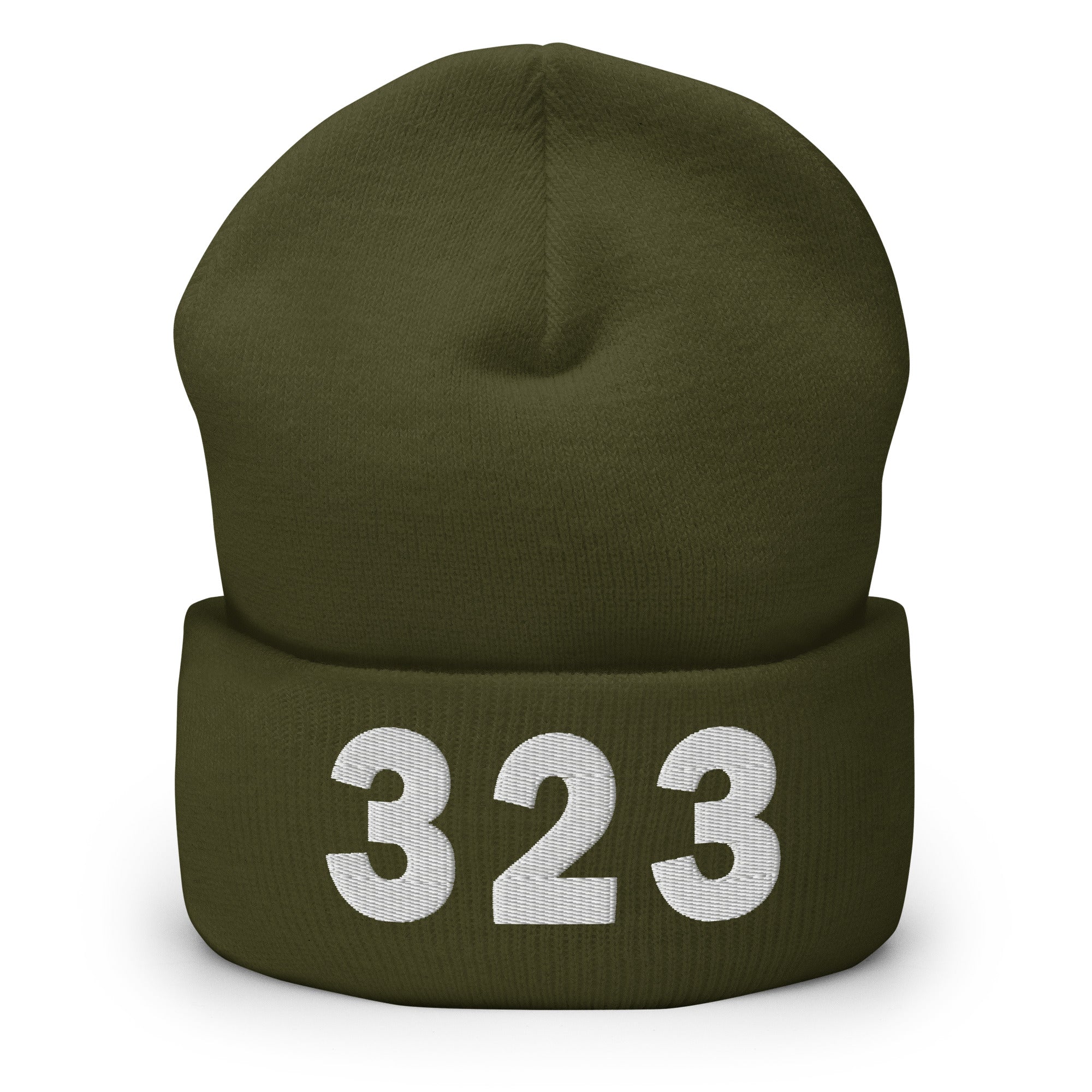 323 Area Code Cuffed Beanie