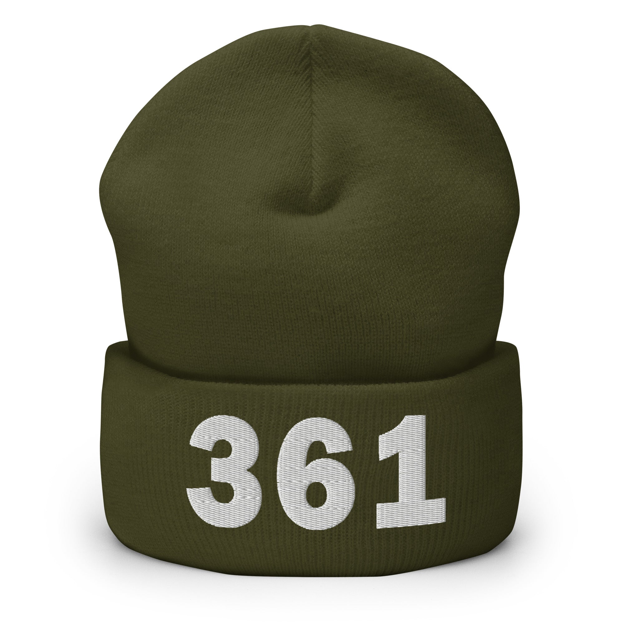 361 Area Code Cuffed Beanie