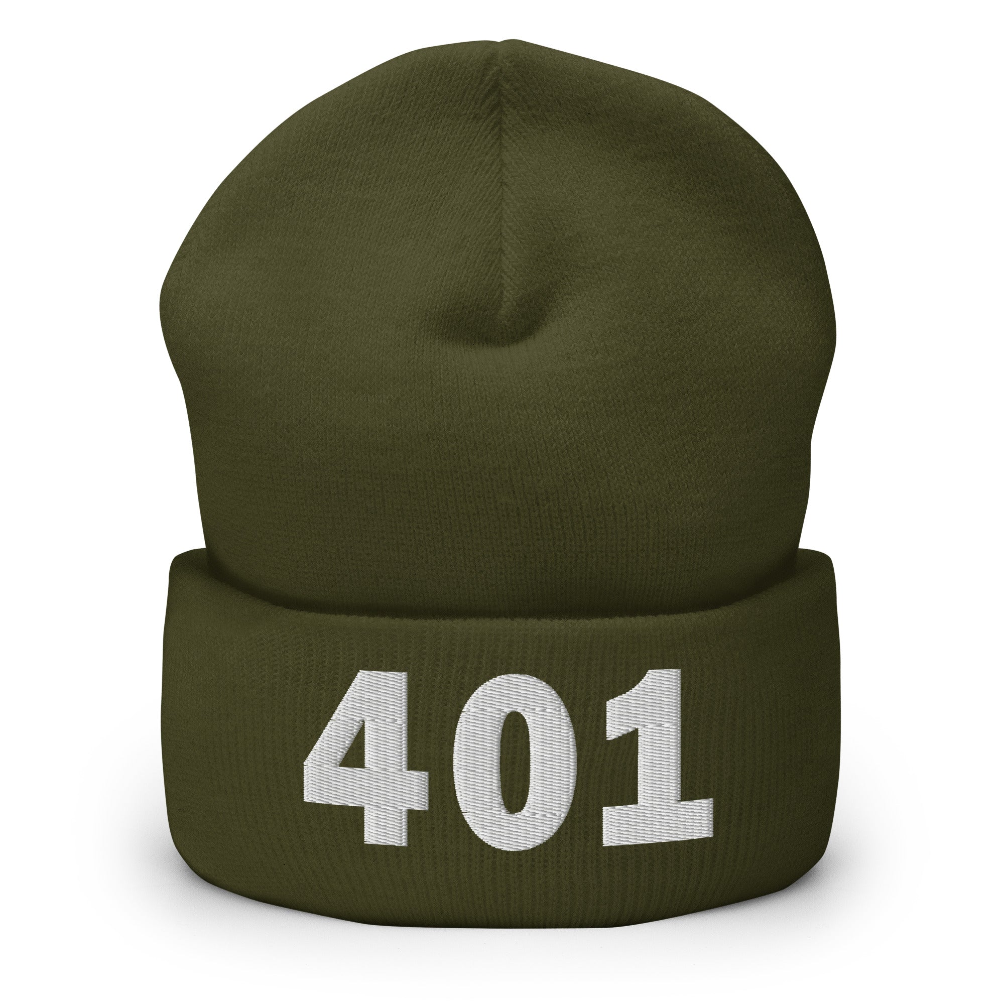 401 Area Code Cuffed Beanie