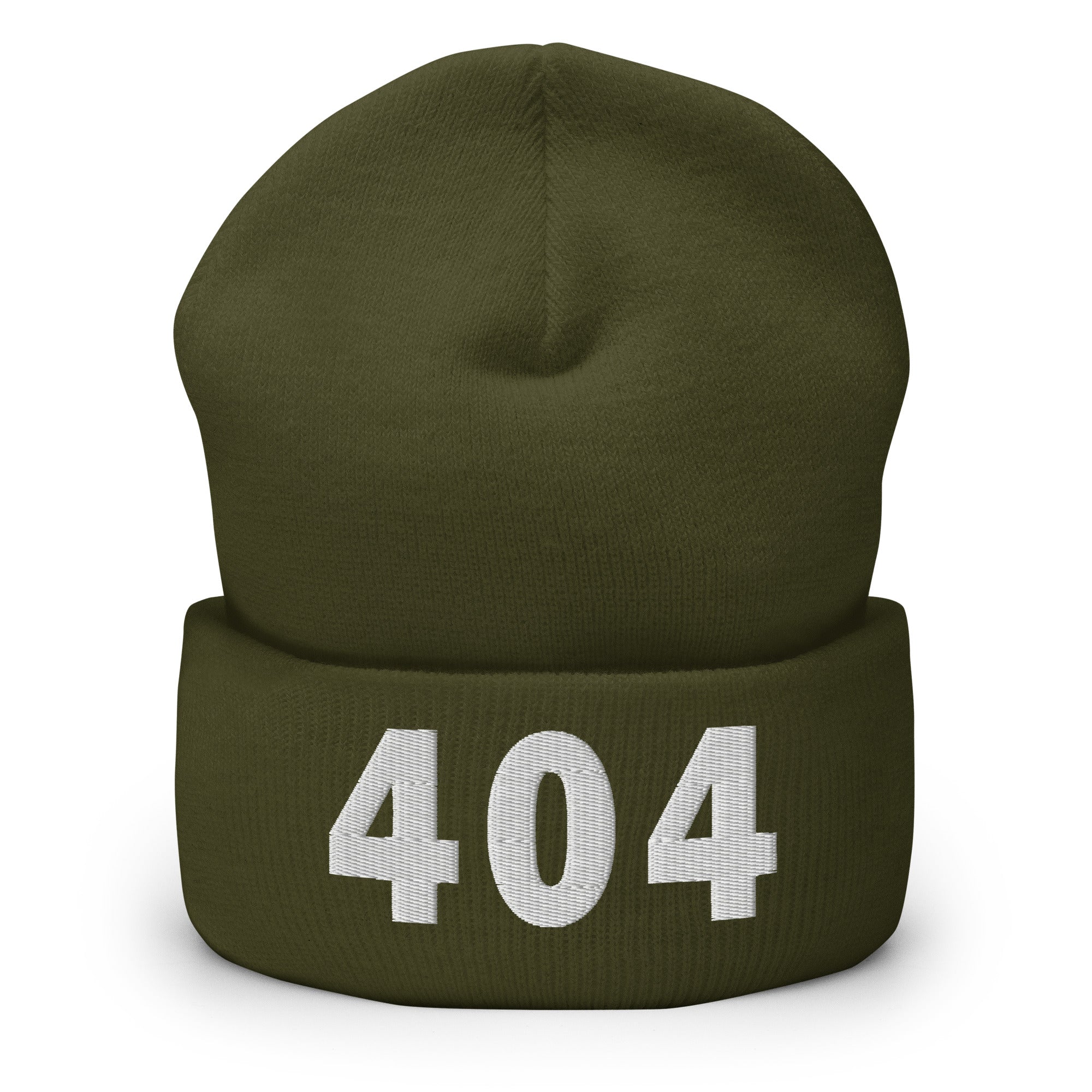 404 Area Code Cuffed Beanie