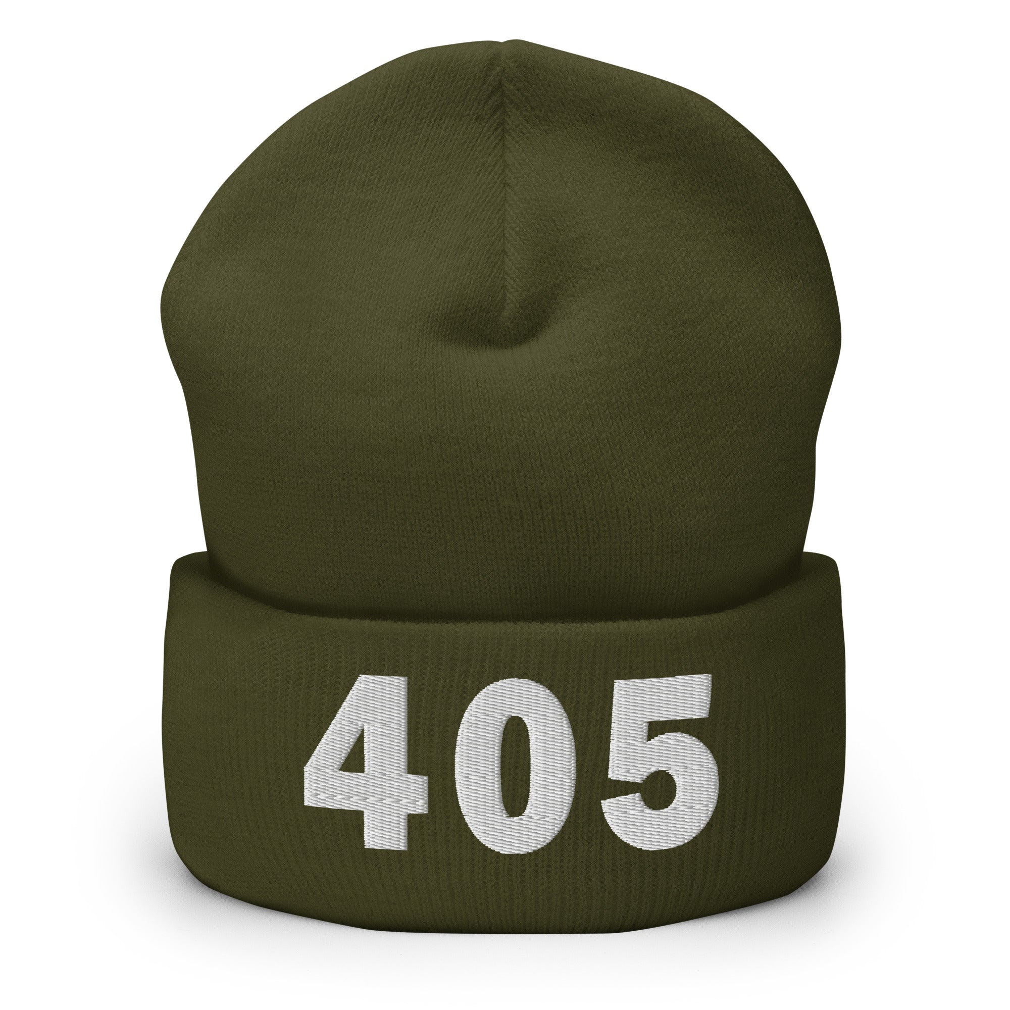405 Area Code Cuffed Beanie