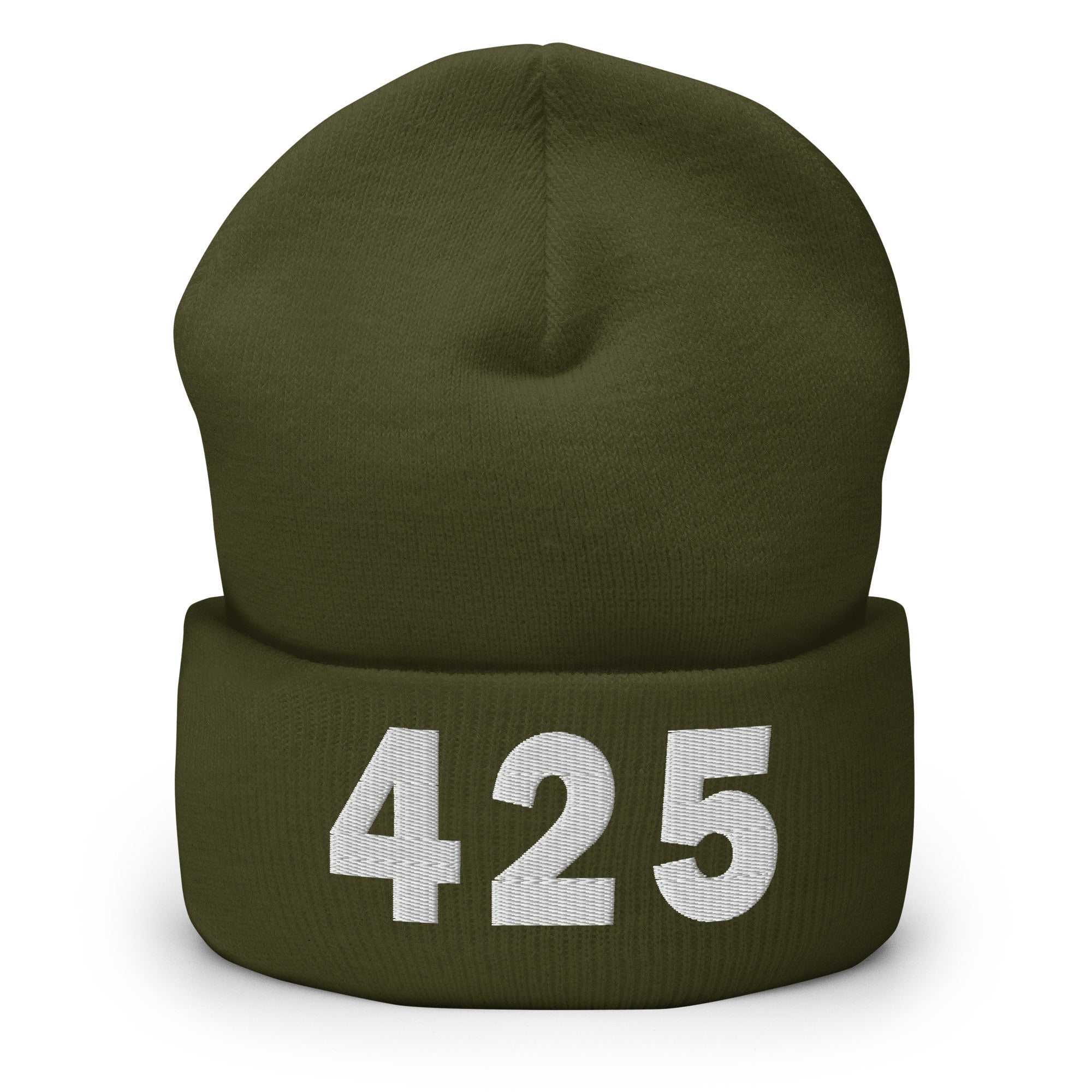 425 Area Code Cuffed Beanie