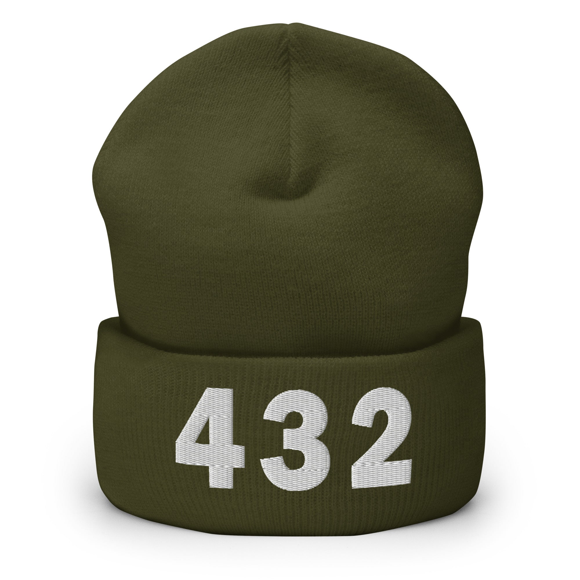 432 Area Code Cuffed Beanie