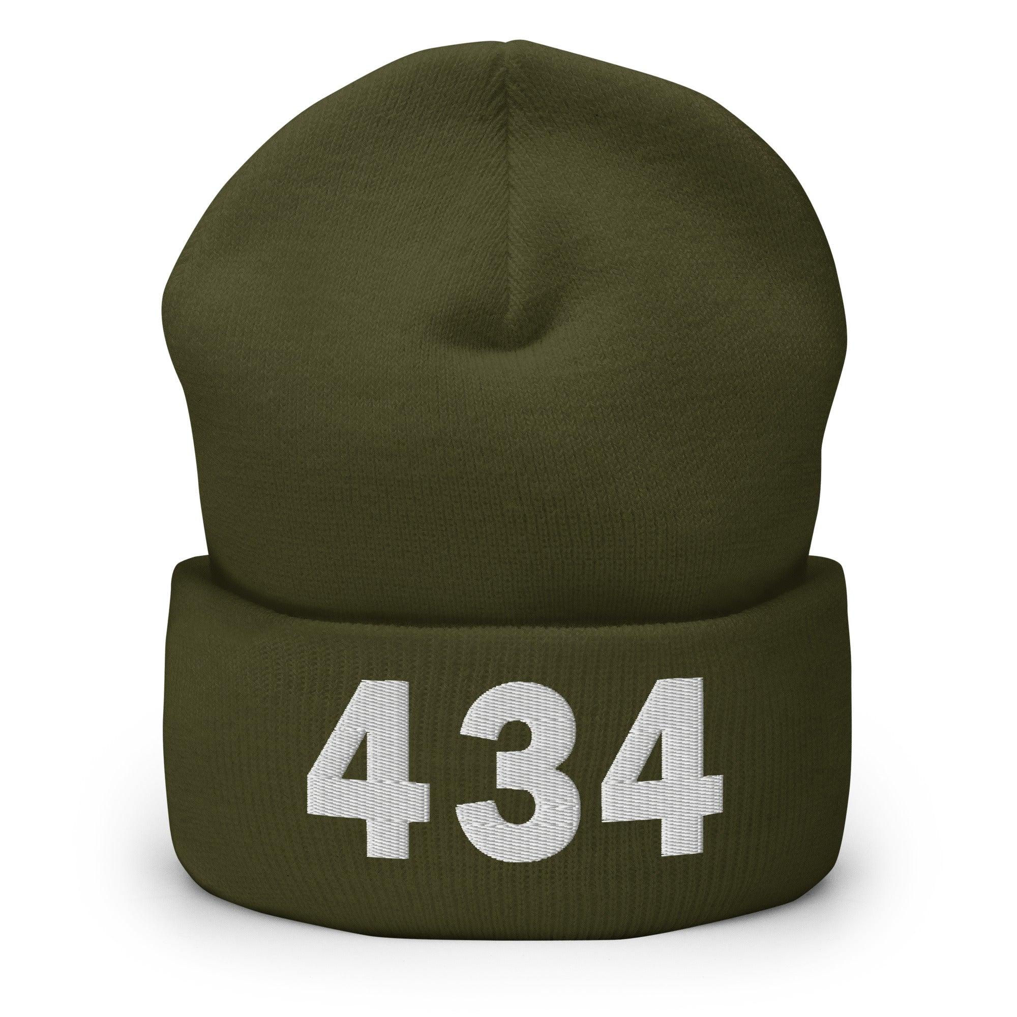 434 Area Code Cuffed Beanie