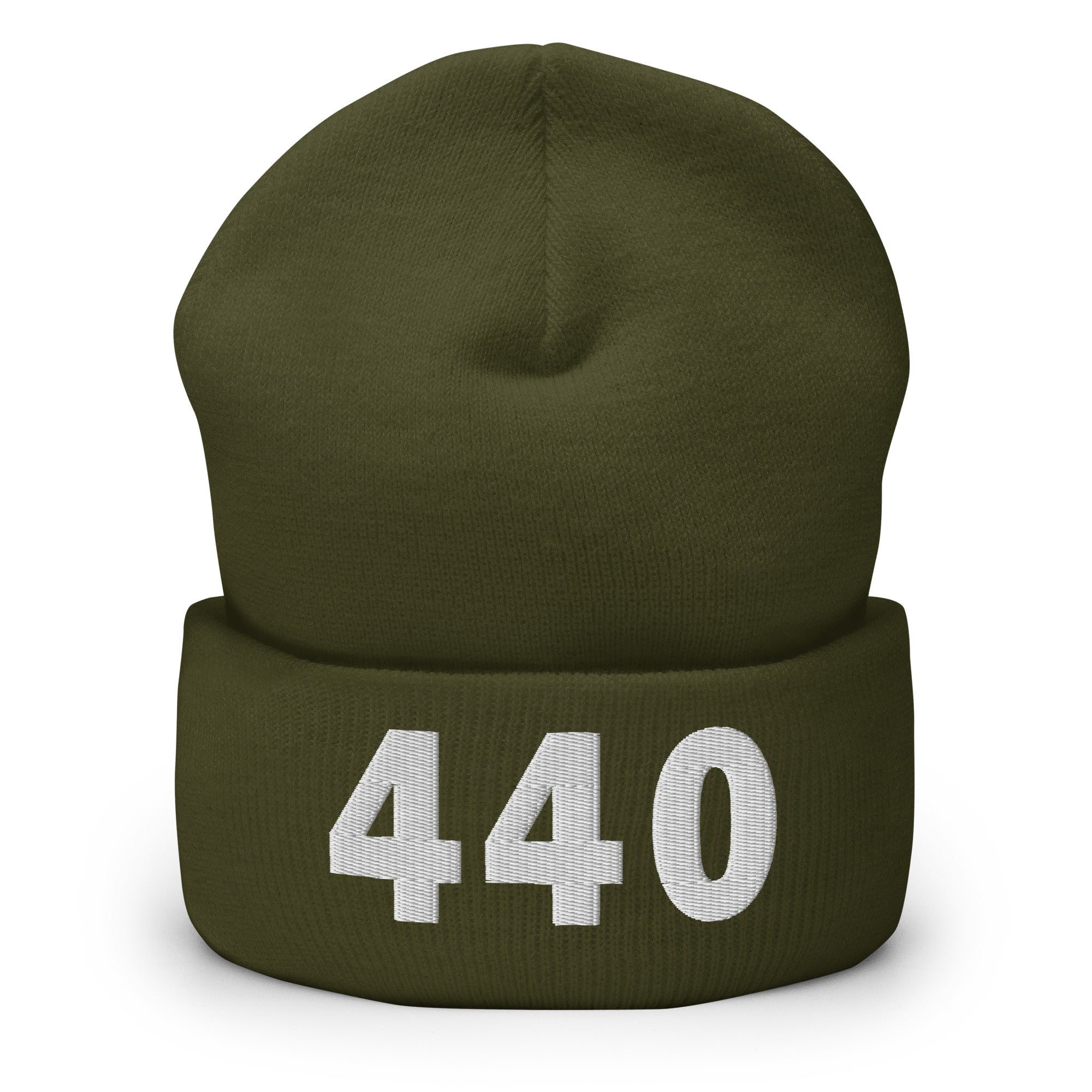 440 Area Code Cuffed Beanie