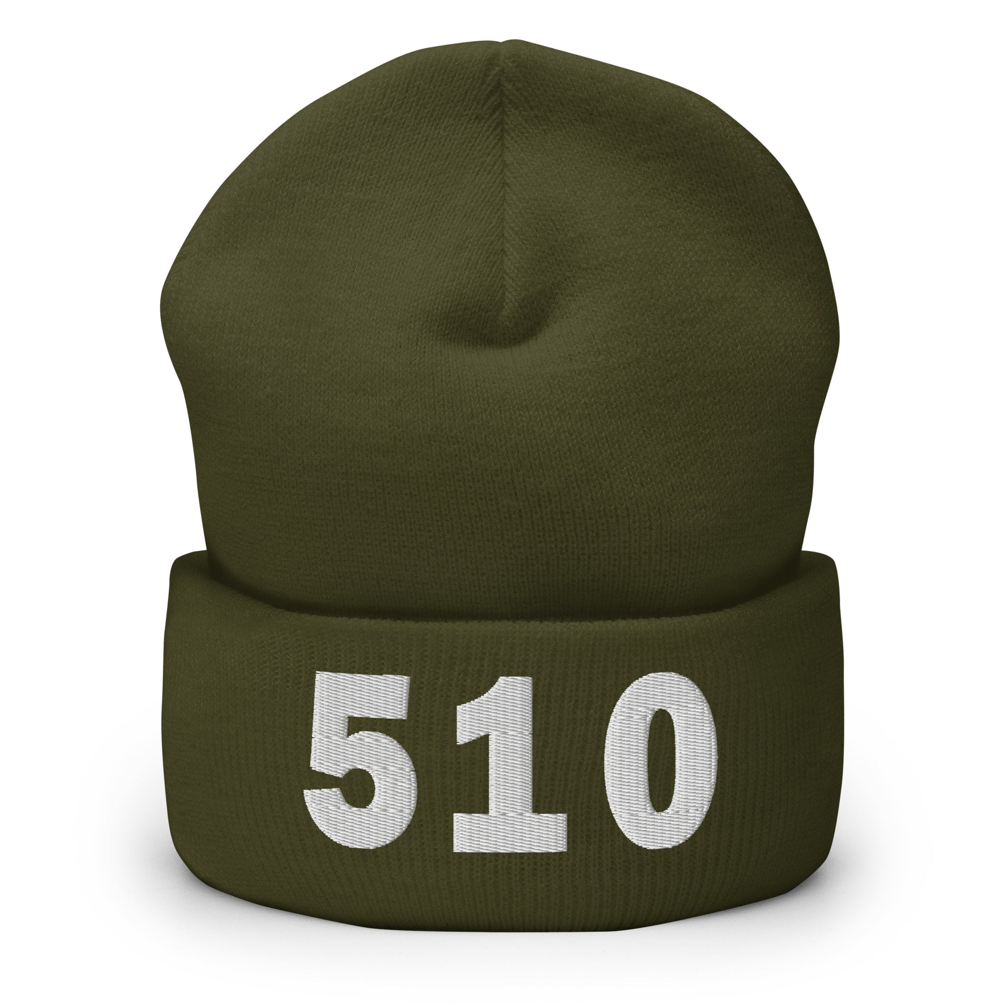 510 Area Code Cuffed Beanie