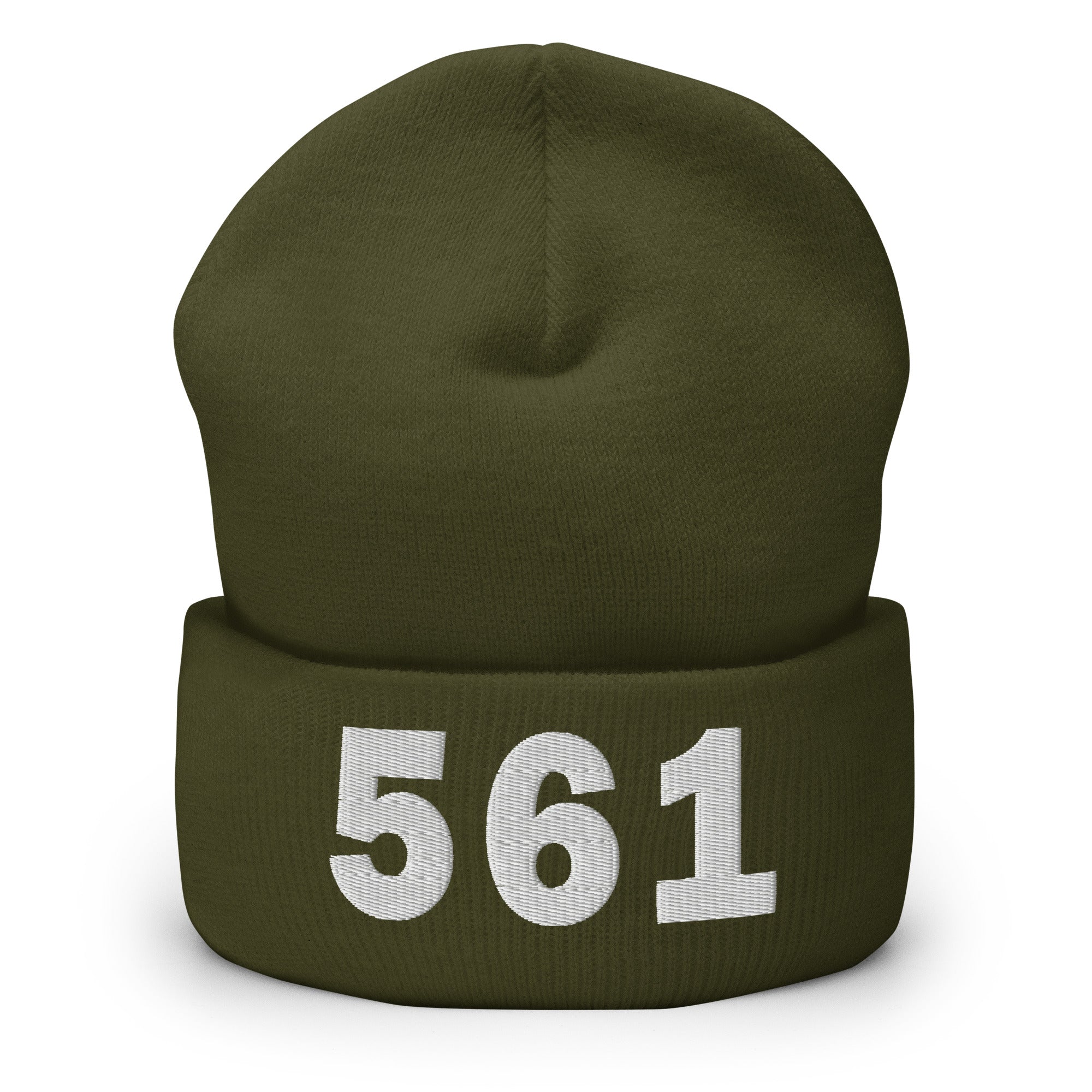 561 Area Code Cuffed Beanie