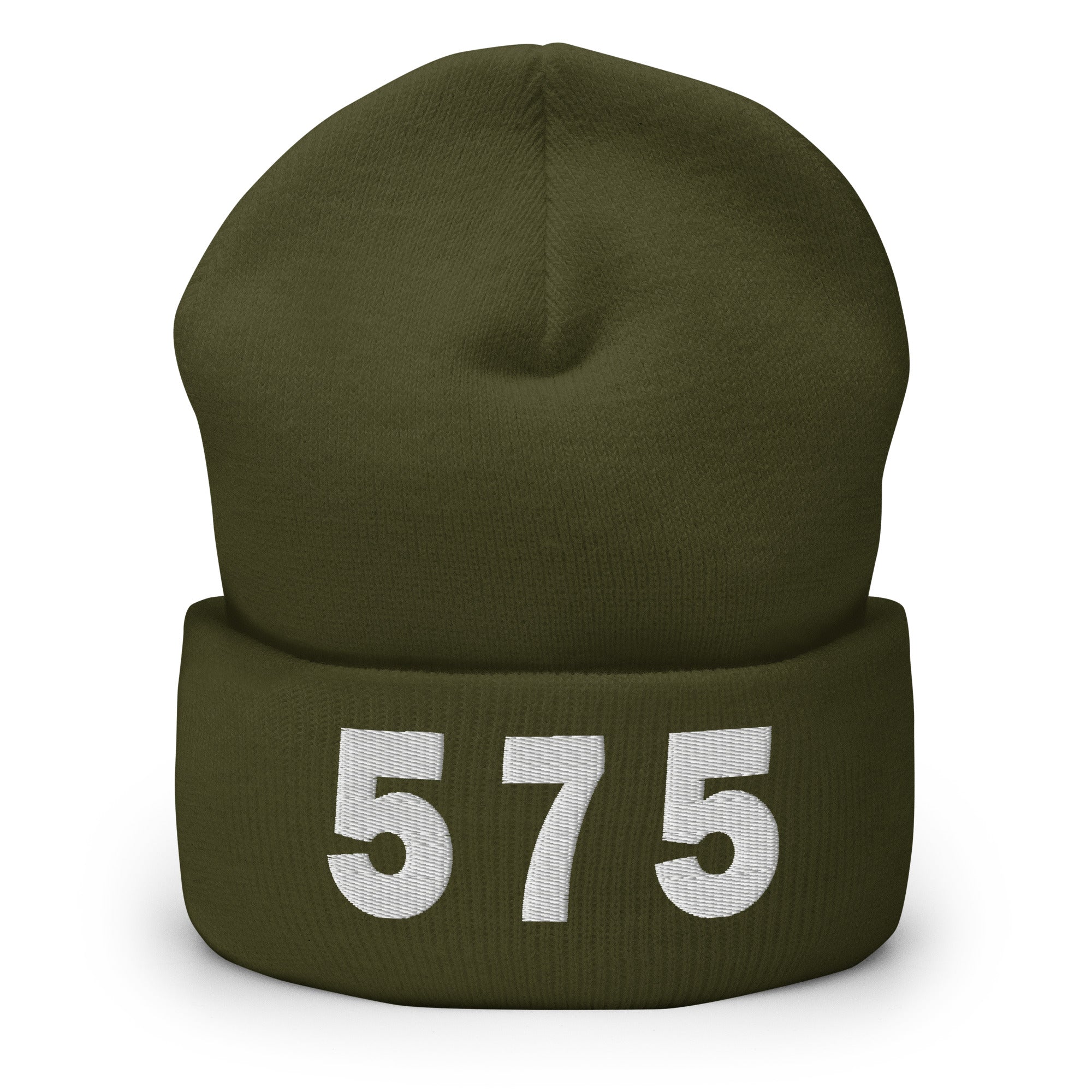 575 Area Code Cuffed Beanie