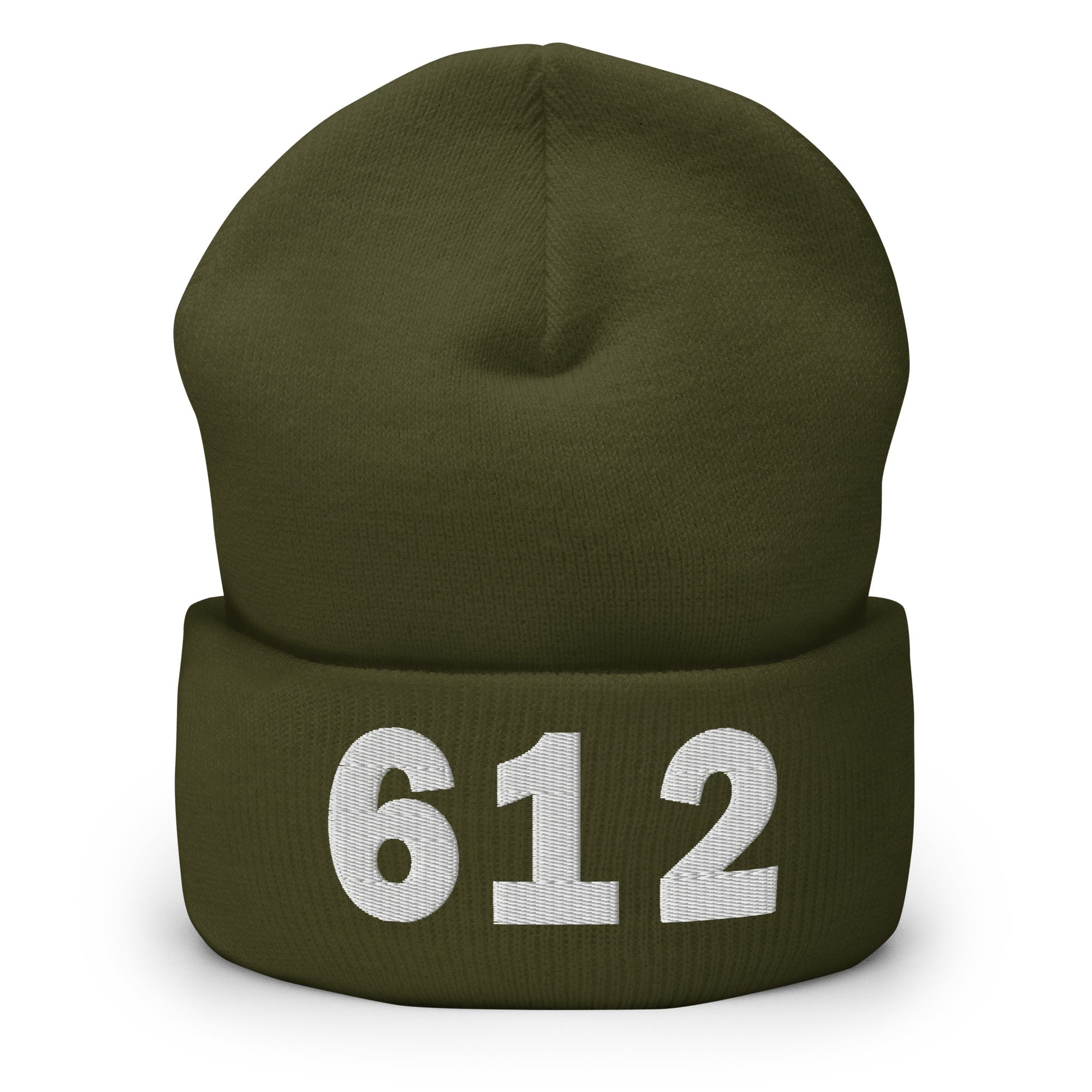 612 Area Code Cuffed Beanie