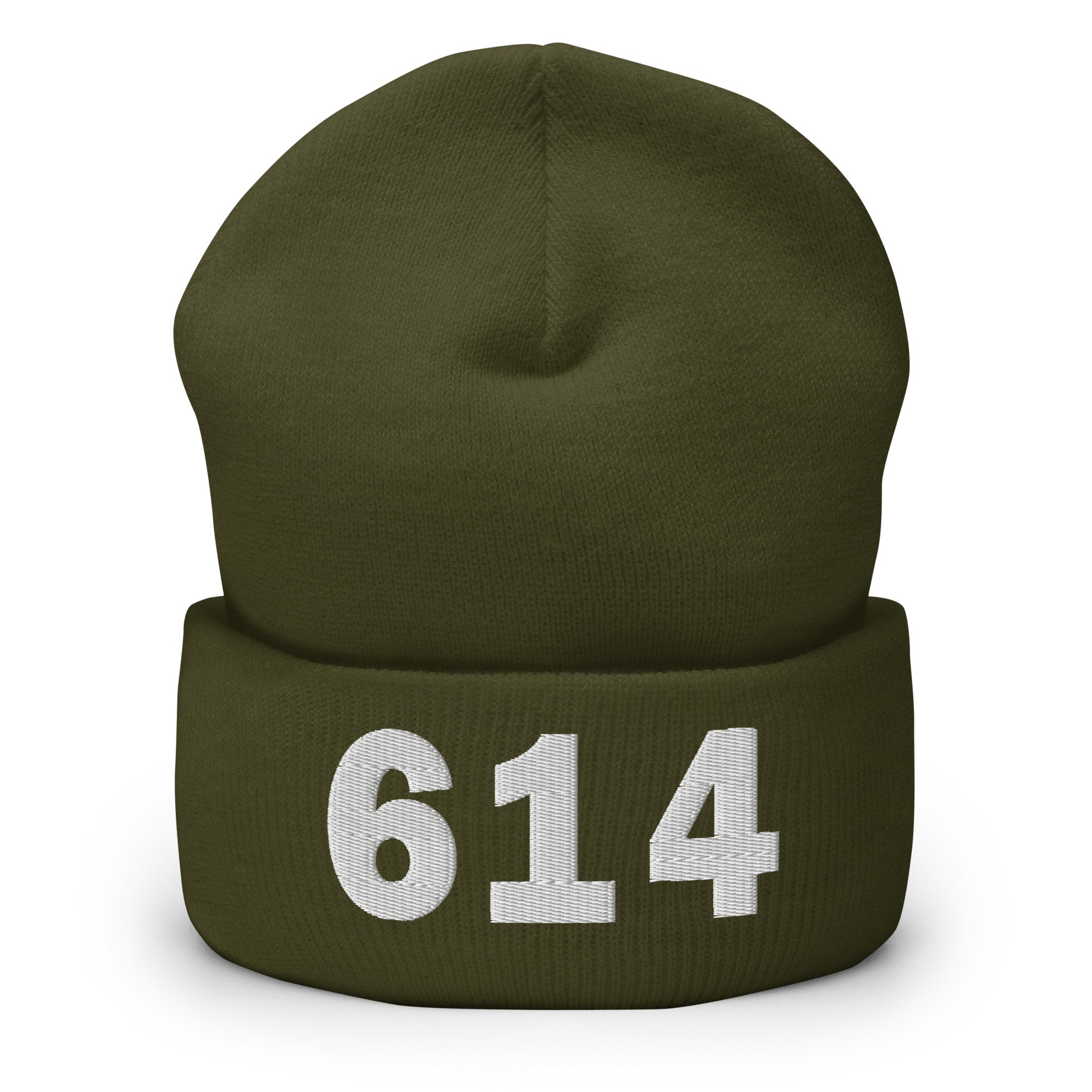 614 Area Code Cuffed Beanie