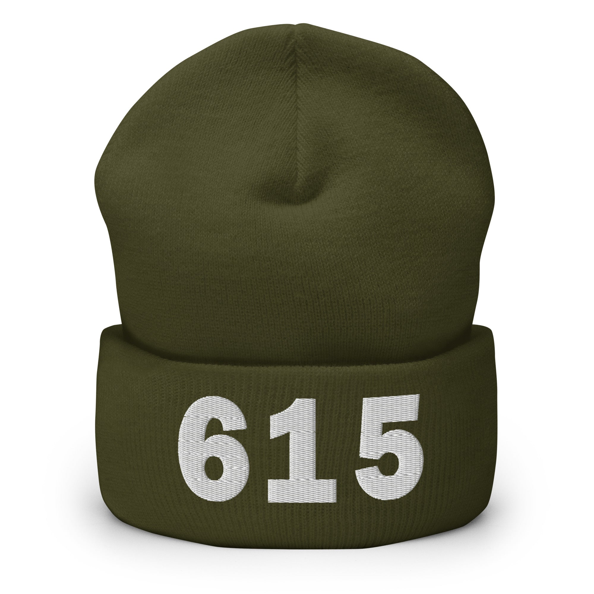 615 Area Code Cuffed Beanie