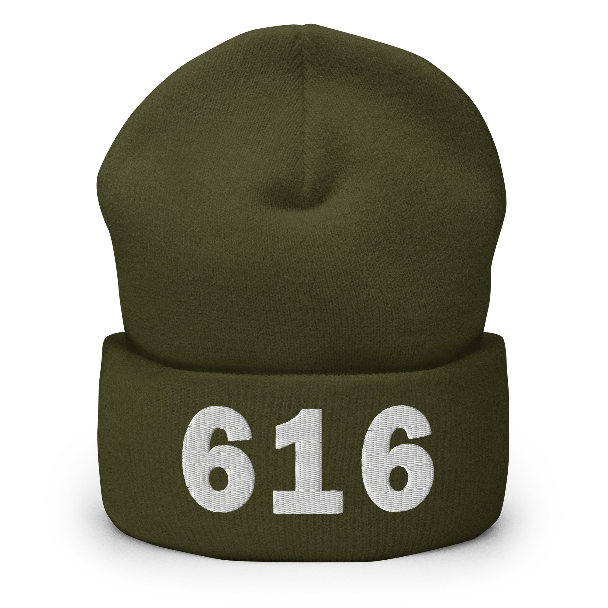 616 Area Code Cuffed Beanie
