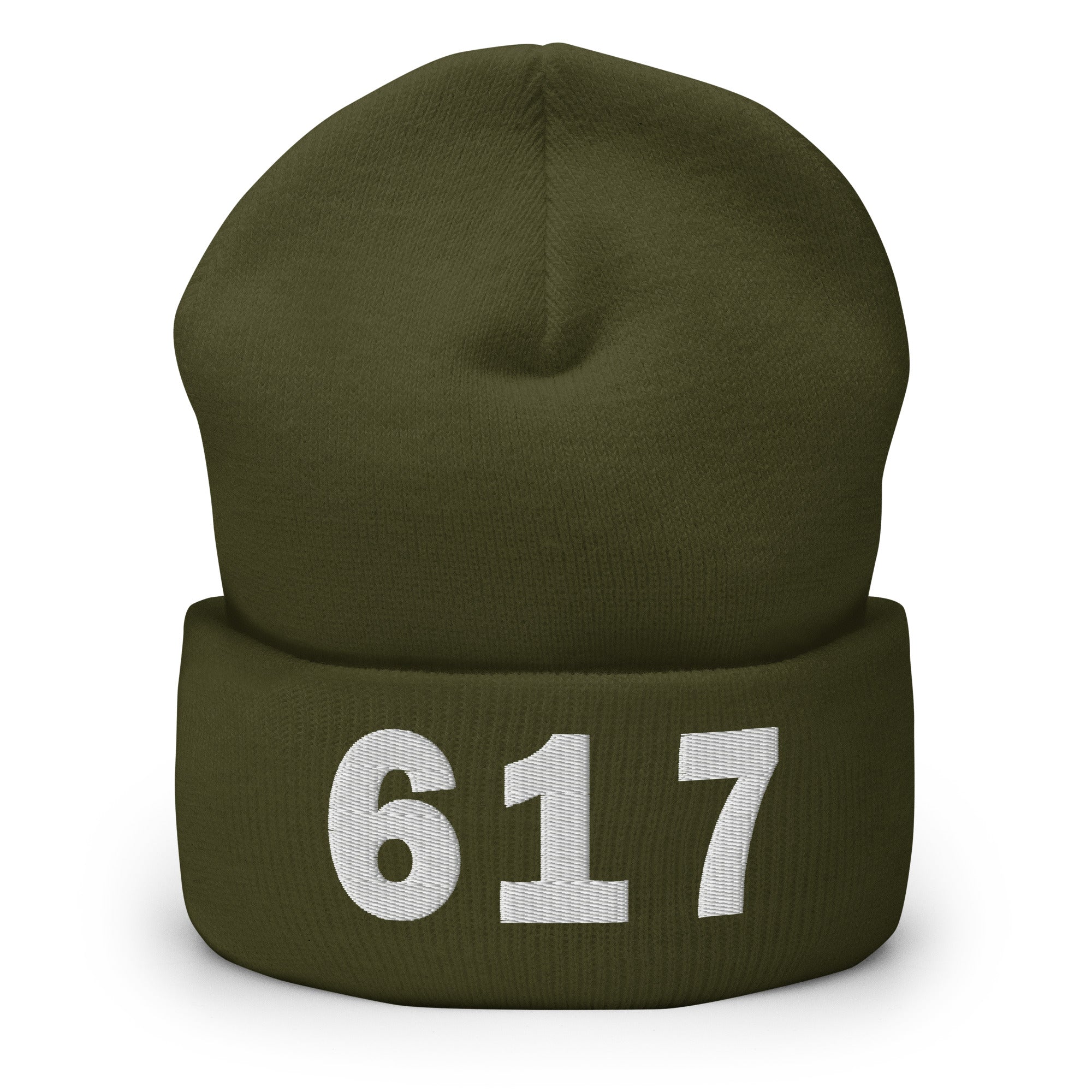617 Area Code Cuffed Beanie
