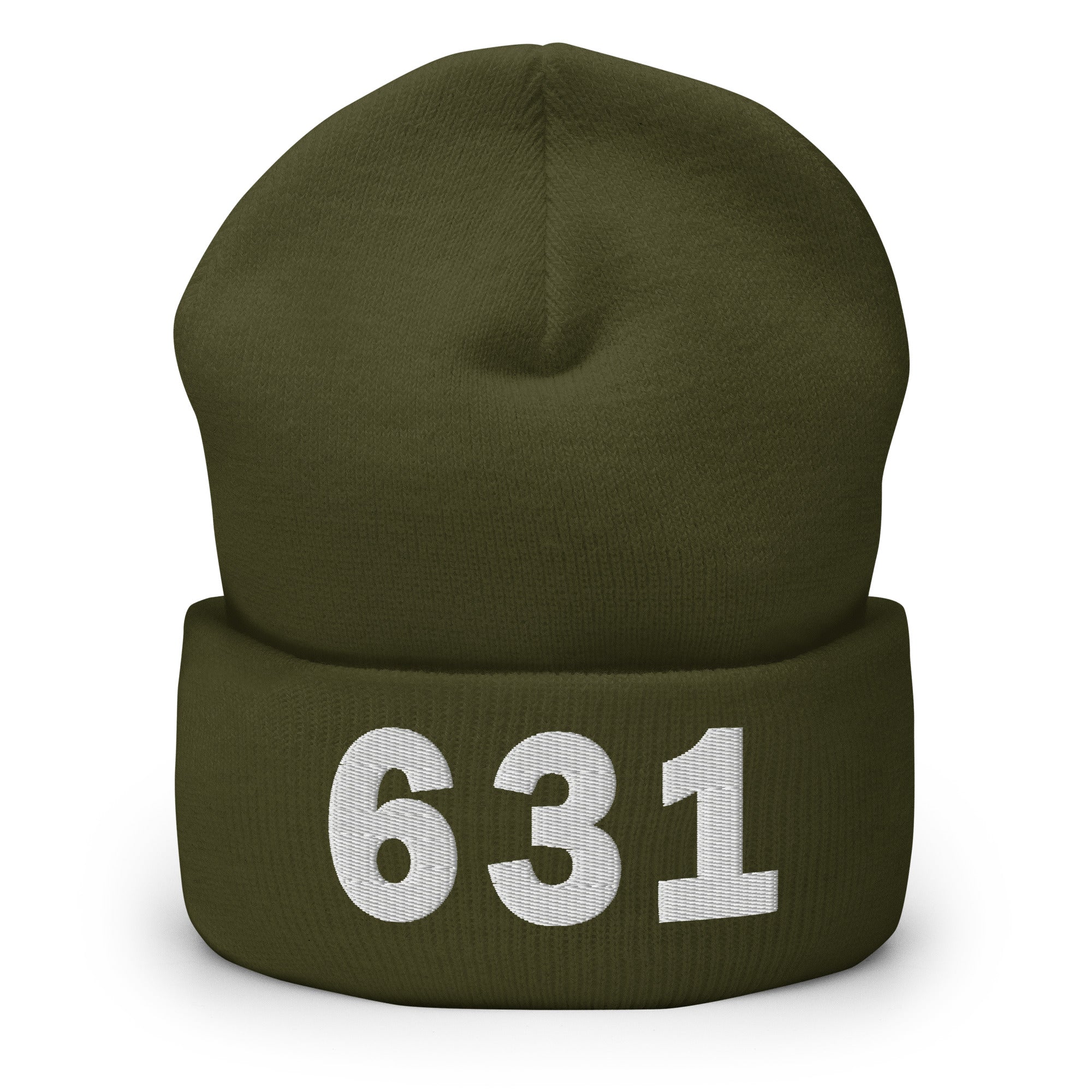 631 Area Code Cuffed Beanie