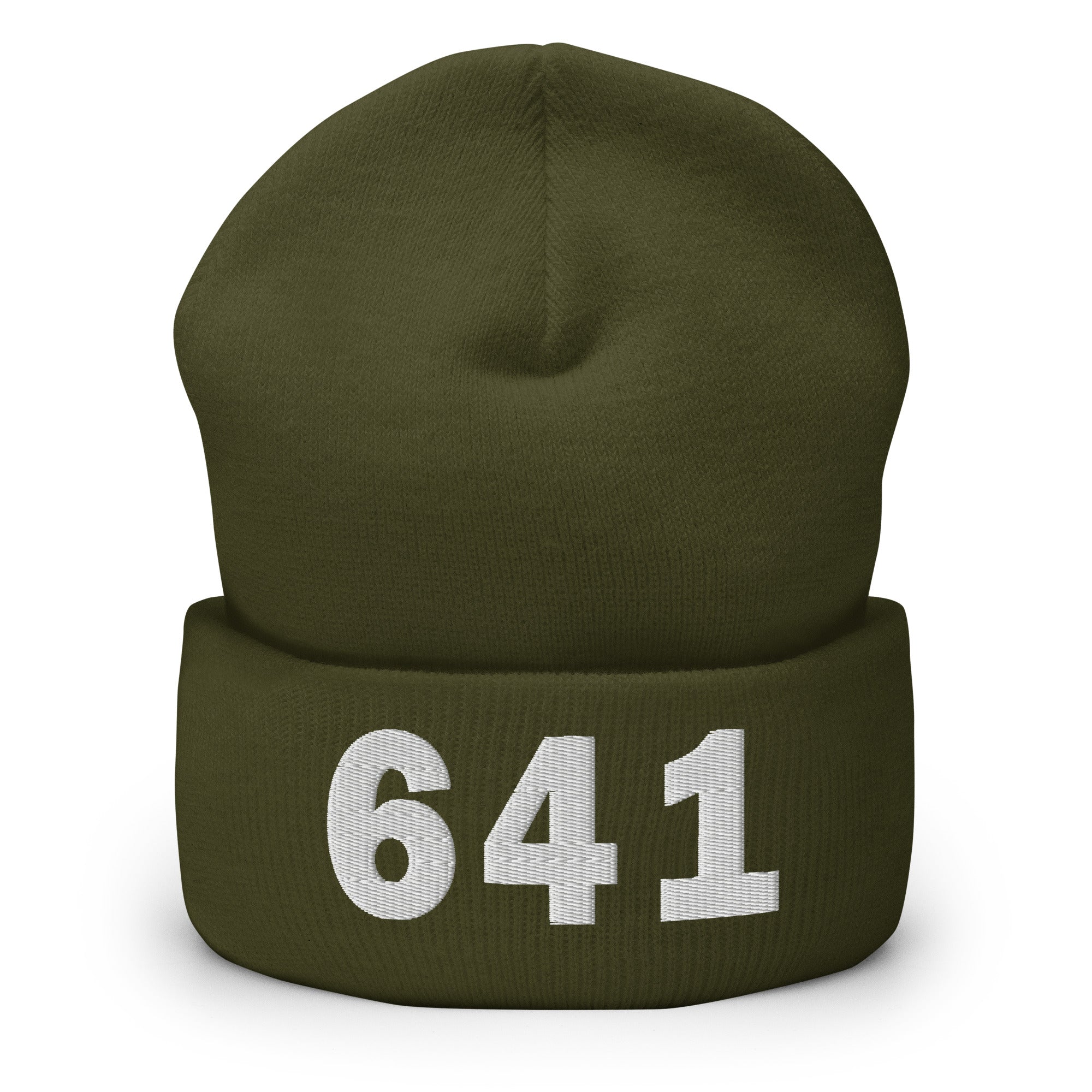 641 Area Code Cuffed Beanie