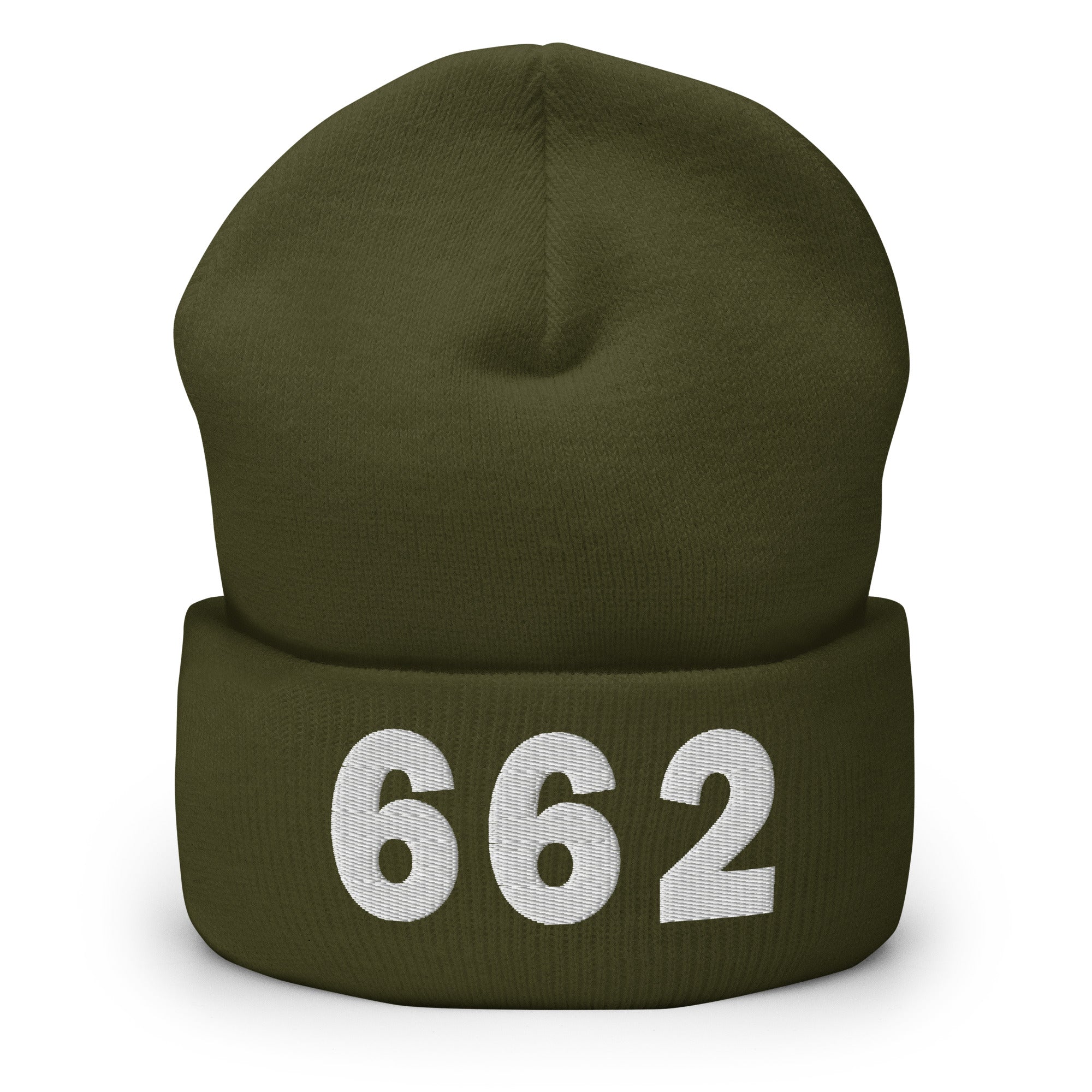 662 Area Code Cuffed Beanie