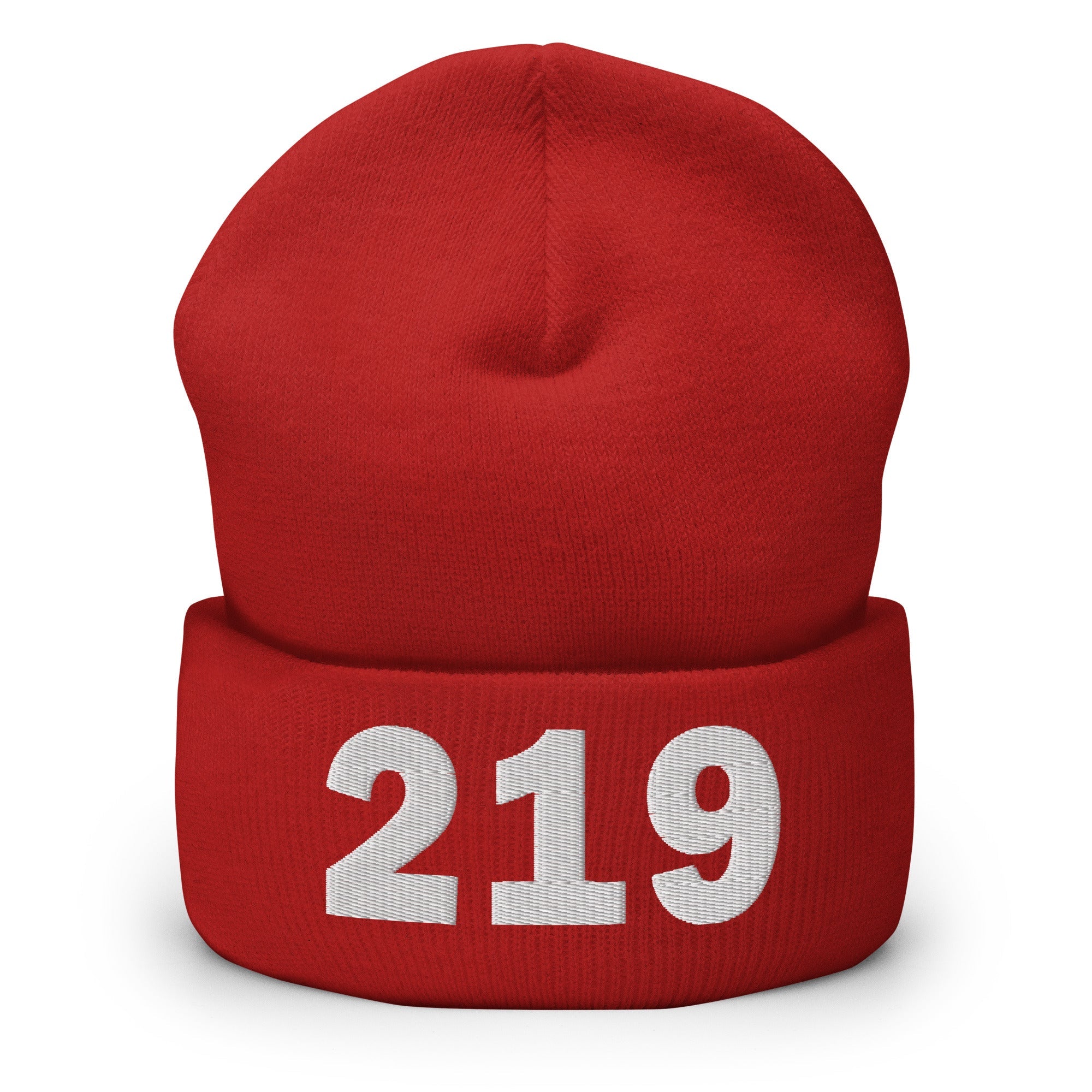 219 Area Code Cuffed Beanie