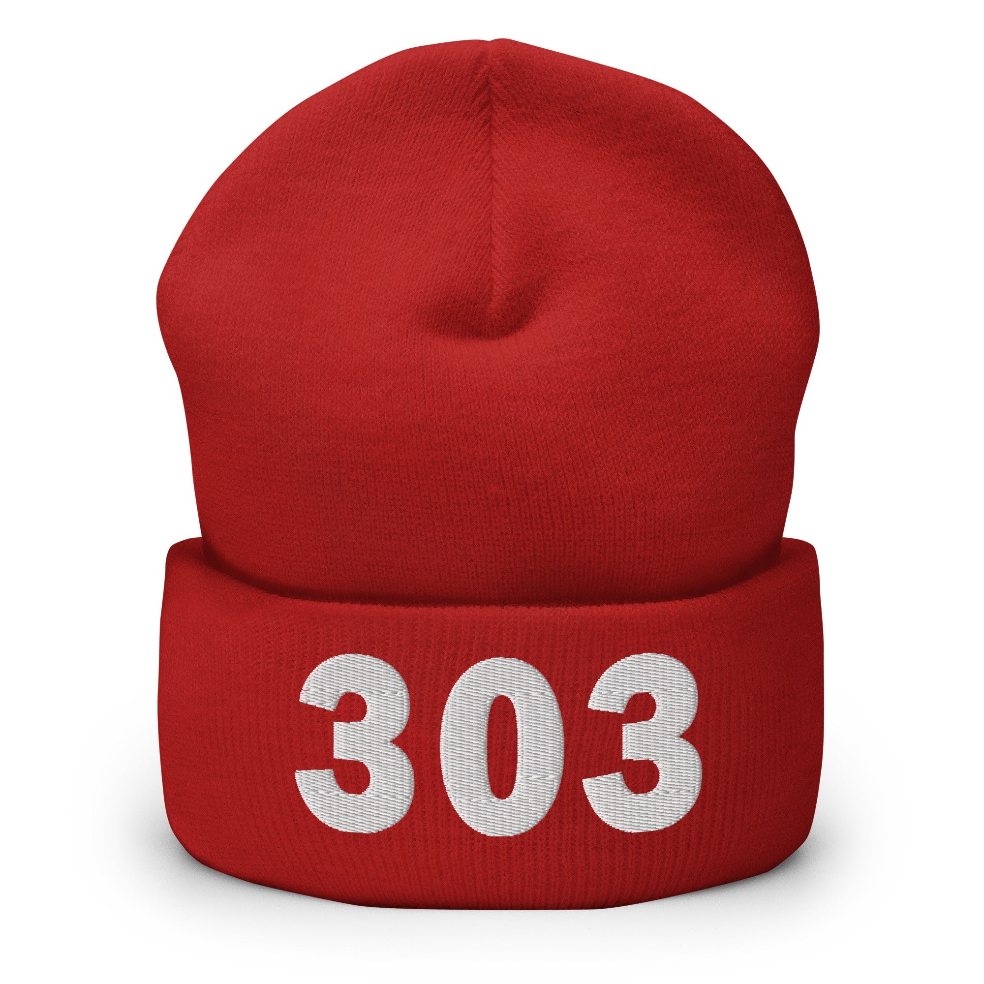 303 Area Code Cuffed Beanie