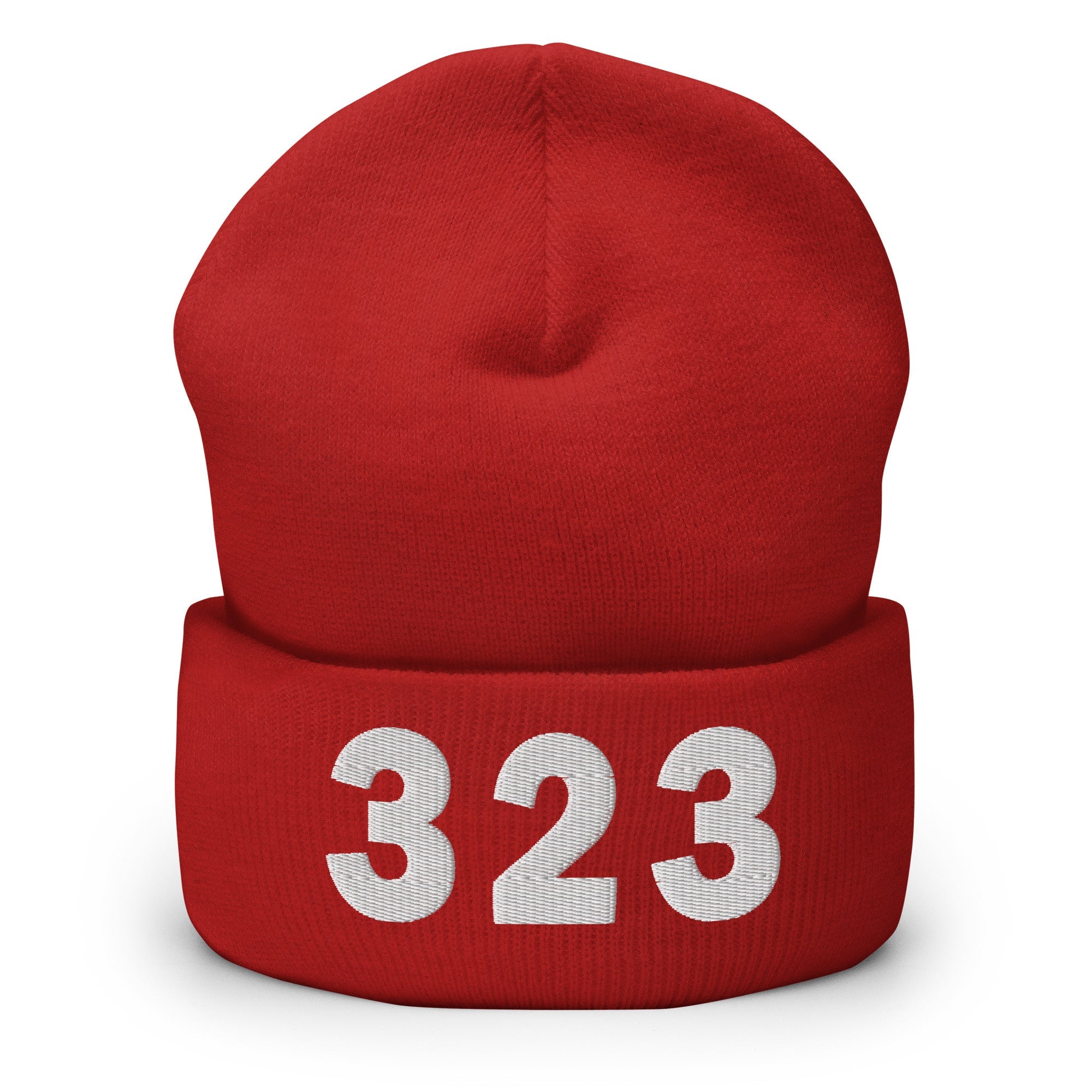 323 Area Code Cuffed Beanie