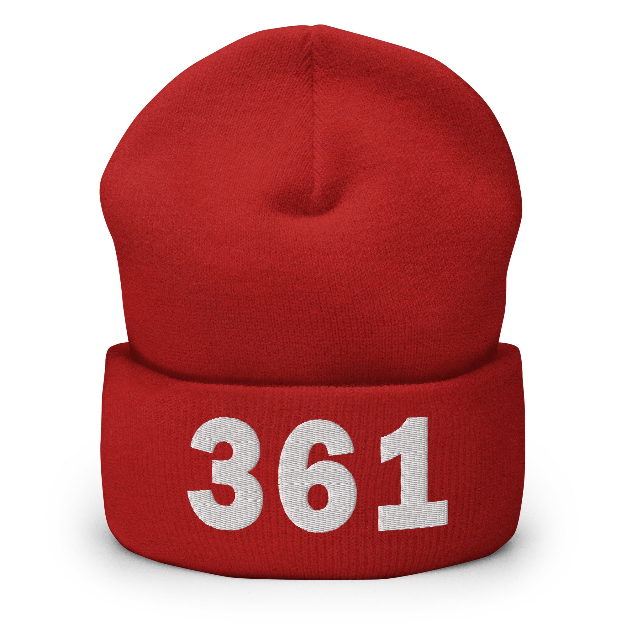 361 Area Code Cuffed Beanie
