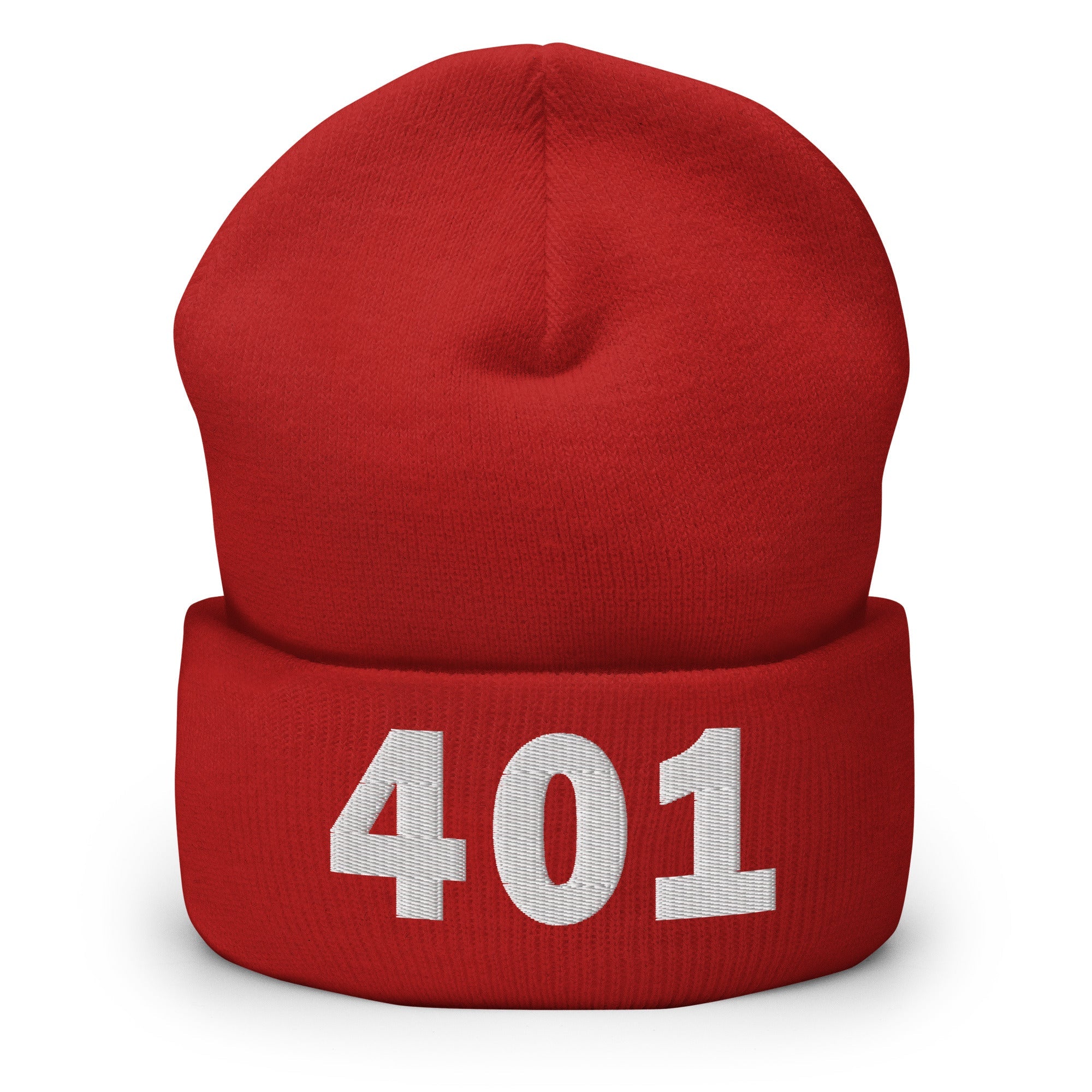 401 Area Code Cuffed Beanie