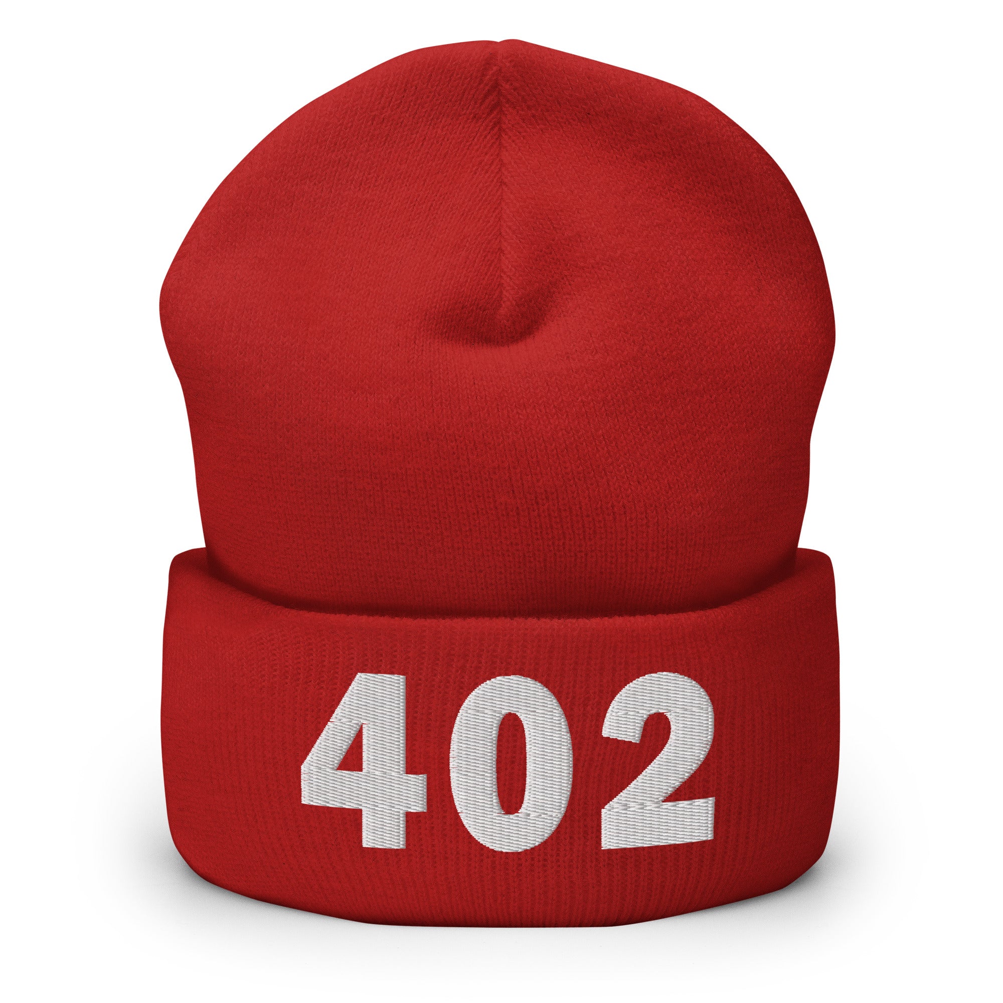 402 Area Code Cuffed Beanie
