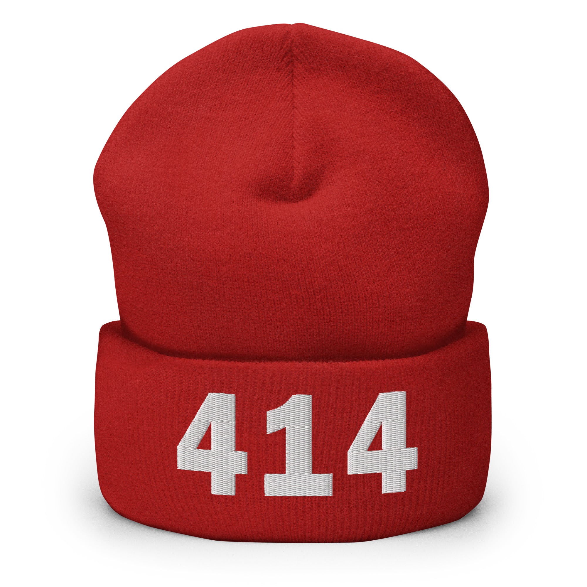 414 Area Code Cuffed Beanie