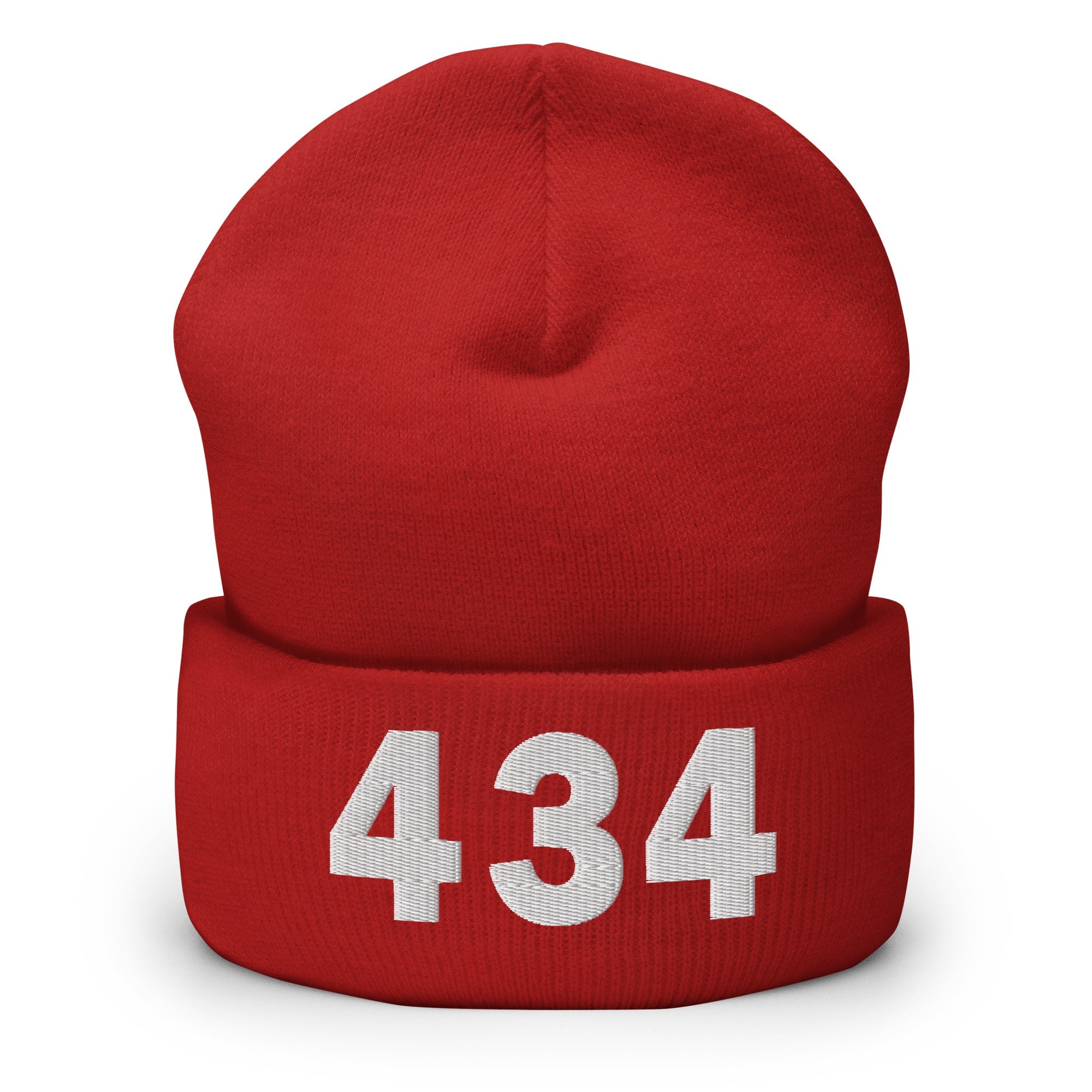 434 Area Code Cuffed Beanie
