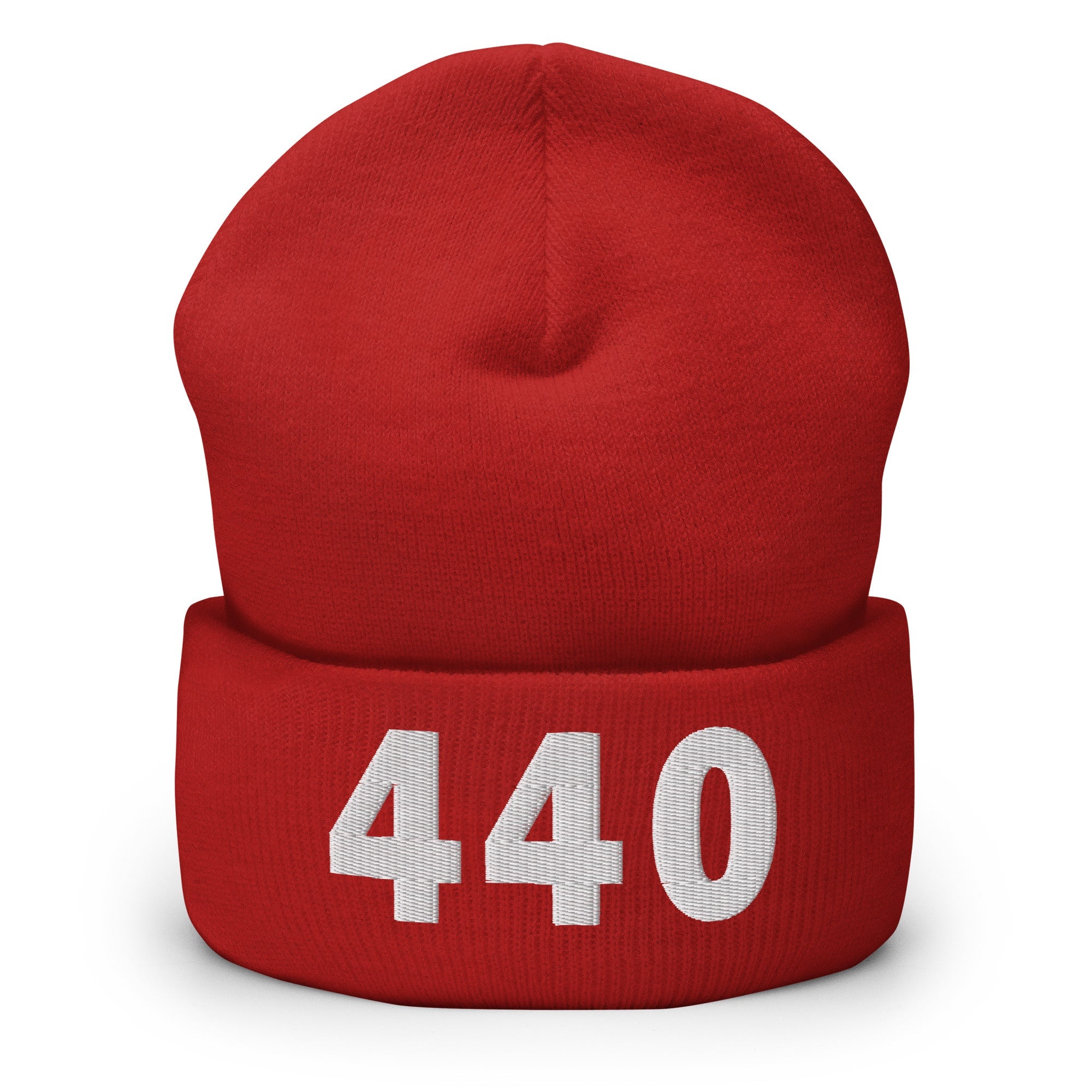 440 Area Code Cuffed Beanie