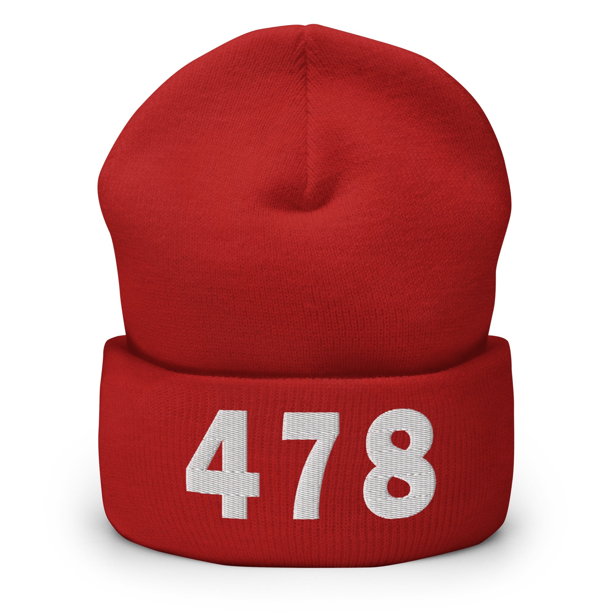 478 Area Code Cuffed Beanie